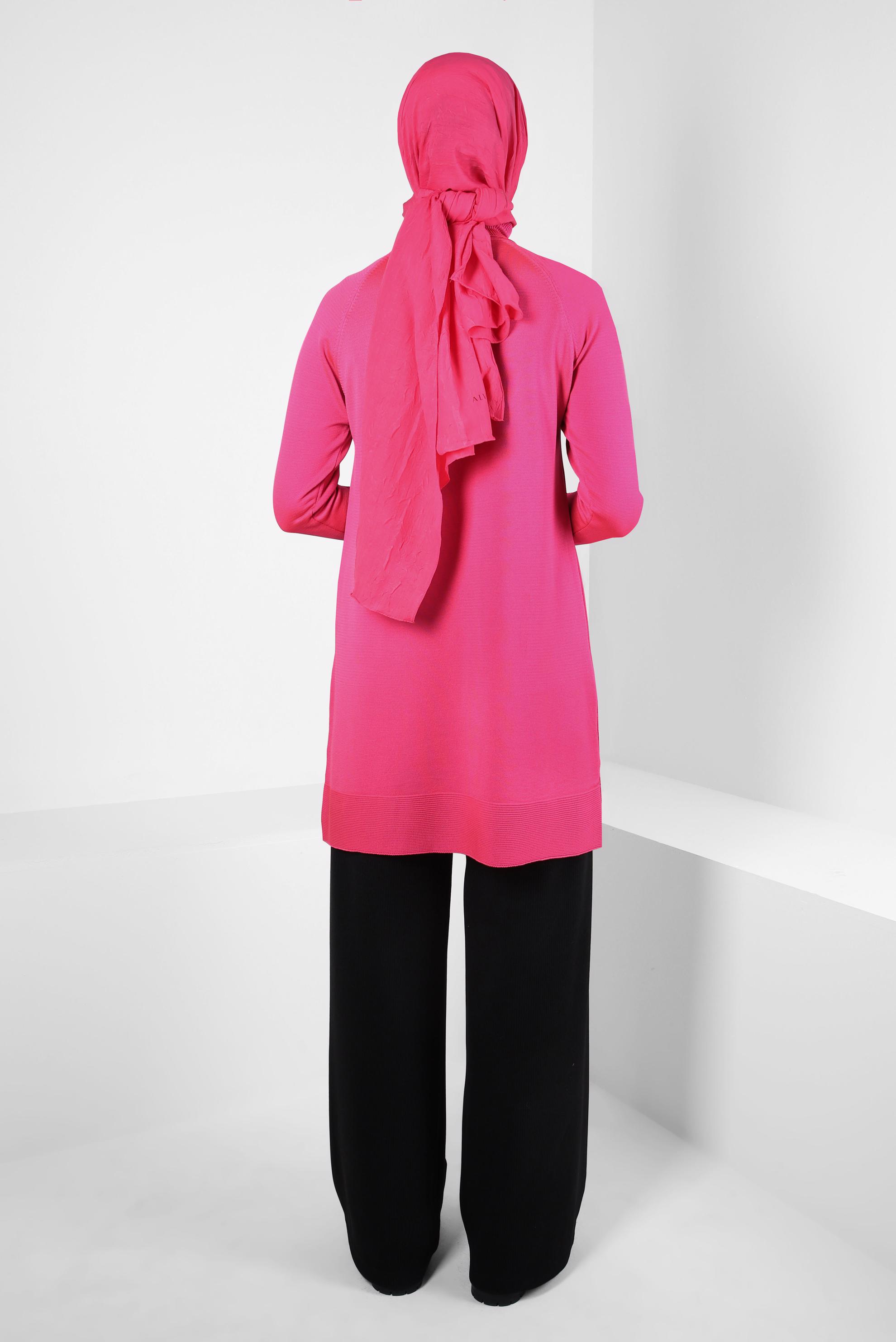 Tesettür giyim SİYAH GENİŞ PAÇA PANTOLON 70632