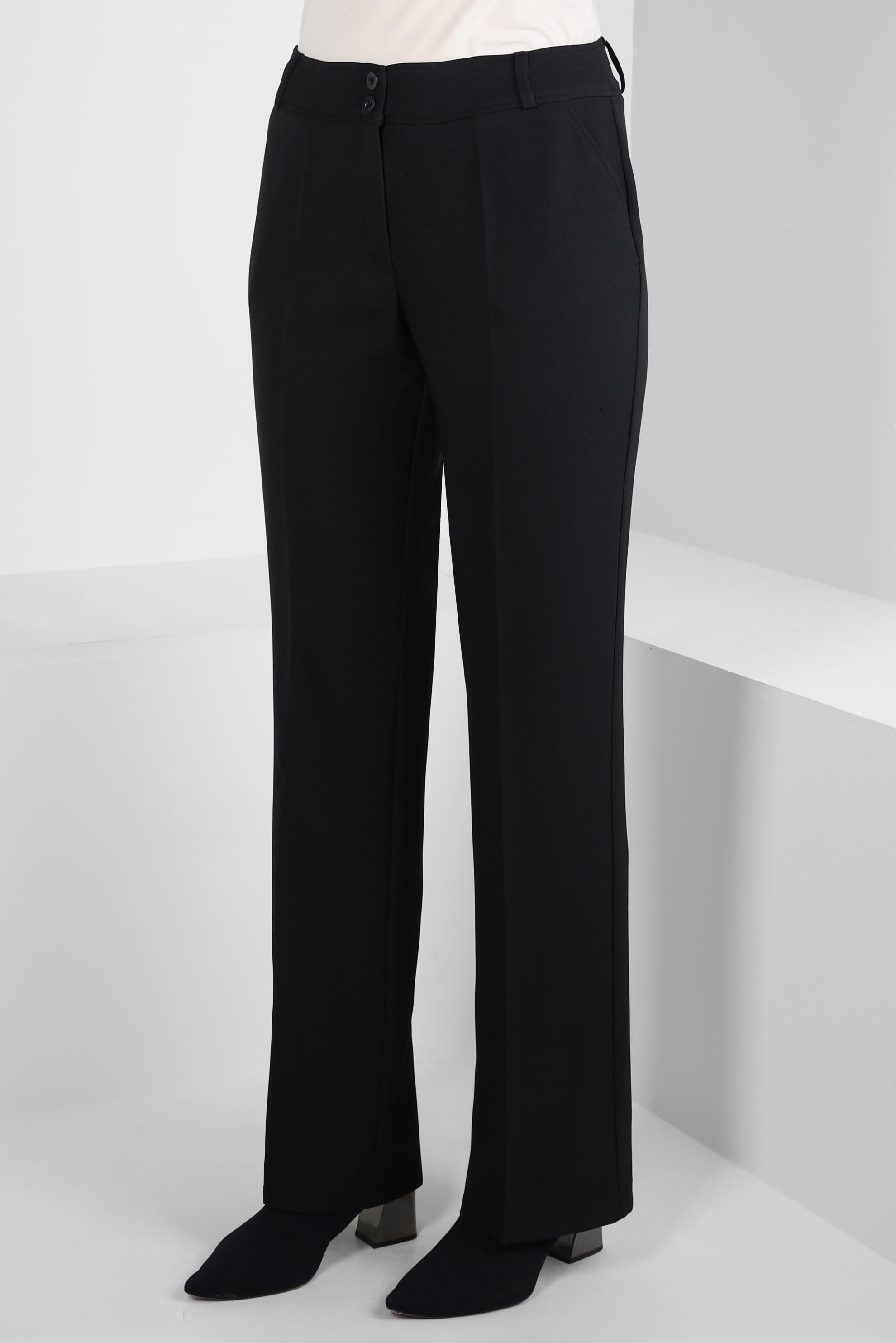 Tesettür giyim SİYAH DÜZ KESİM PANTOLON 70635
