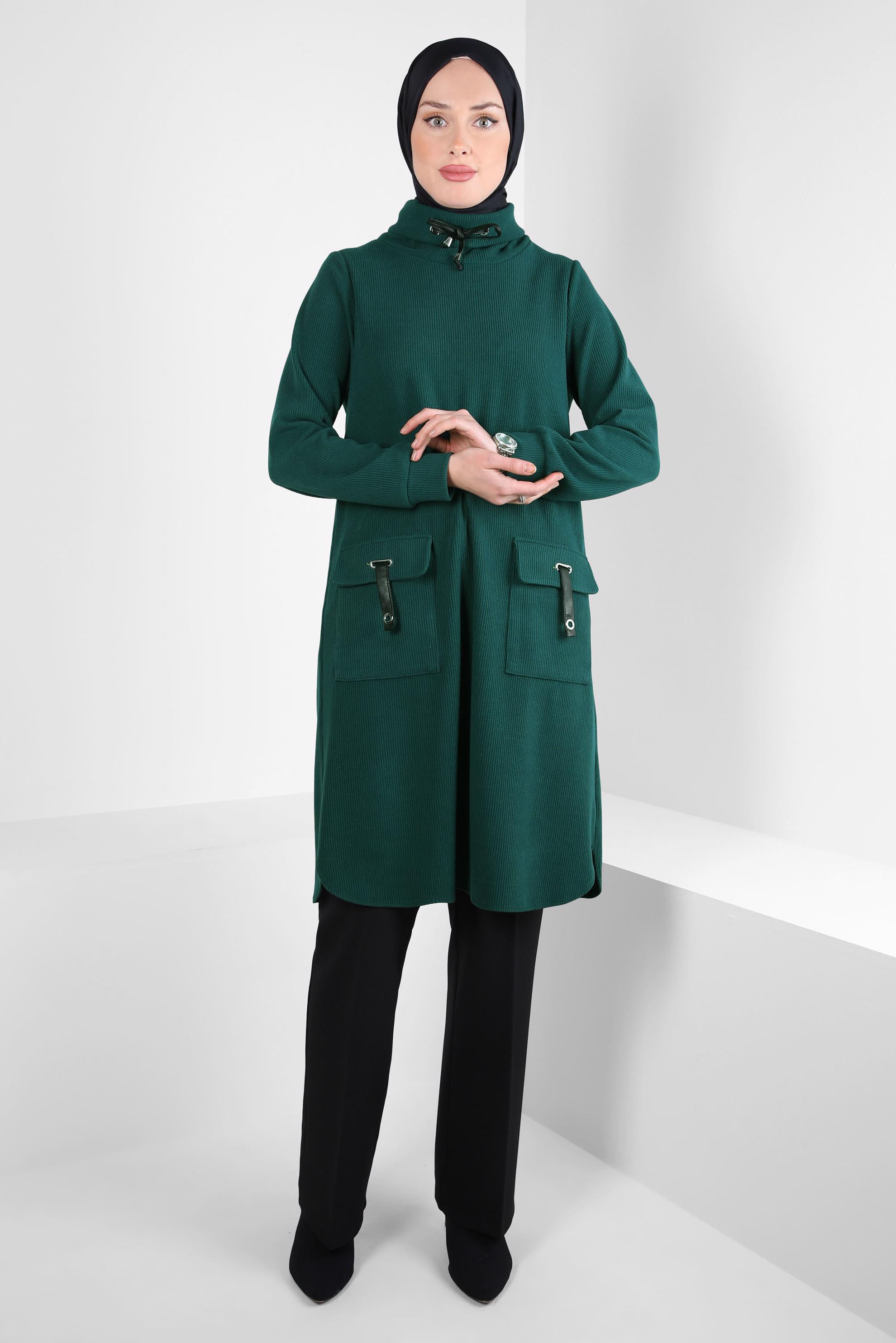 Tesettür giyim SİYAH DÜZ KESİM PANTOLON 70635