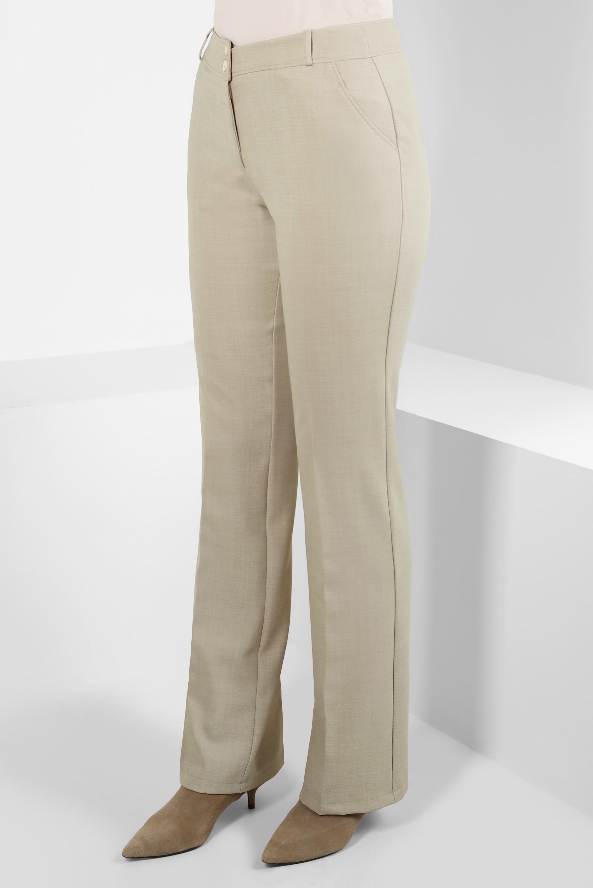 Tesettür giyim BEJ DÜZ KESİM PANTOLON 70635
