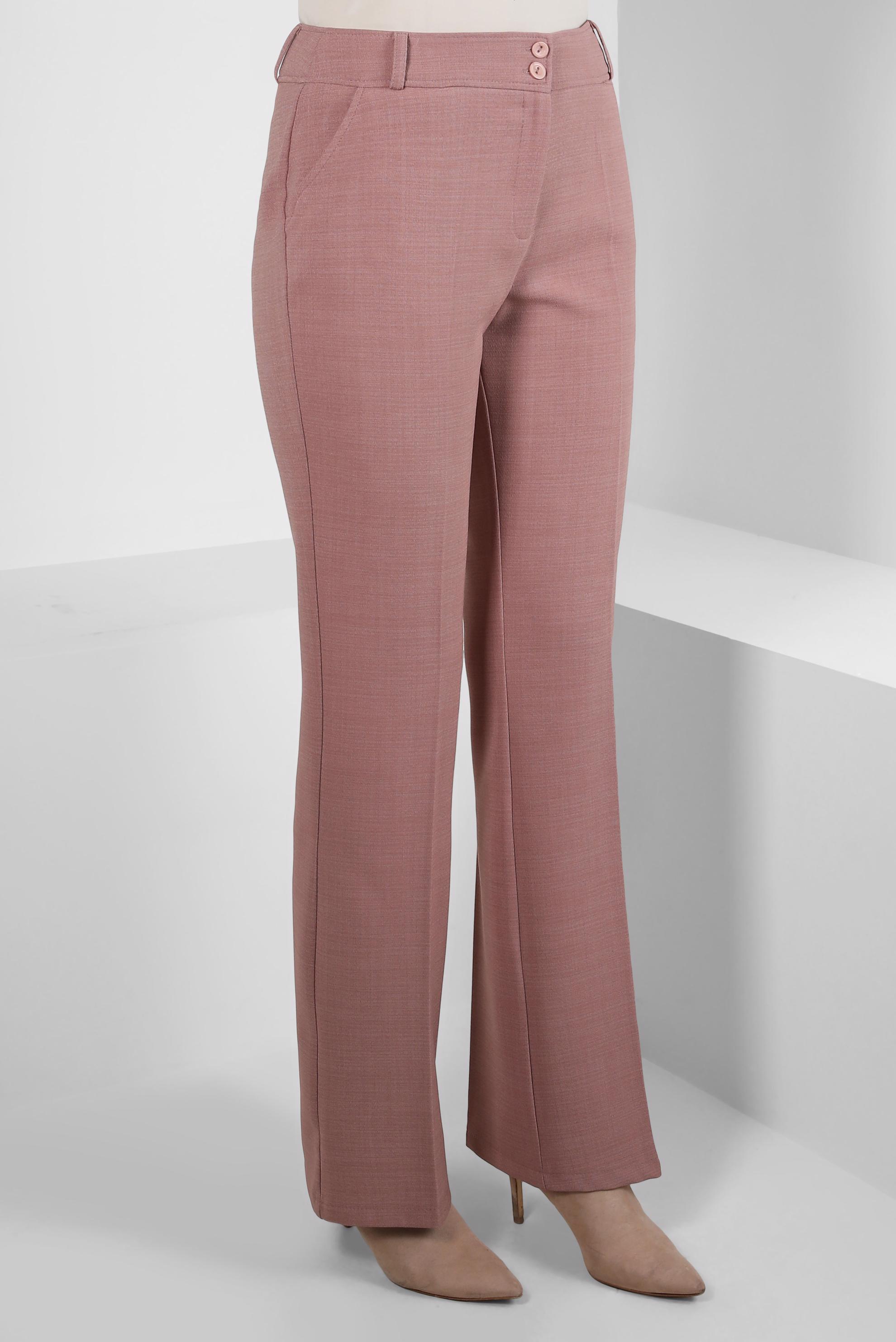 Tesettür giyim PUDRA DÜZ KESİM PANTOLON 70635