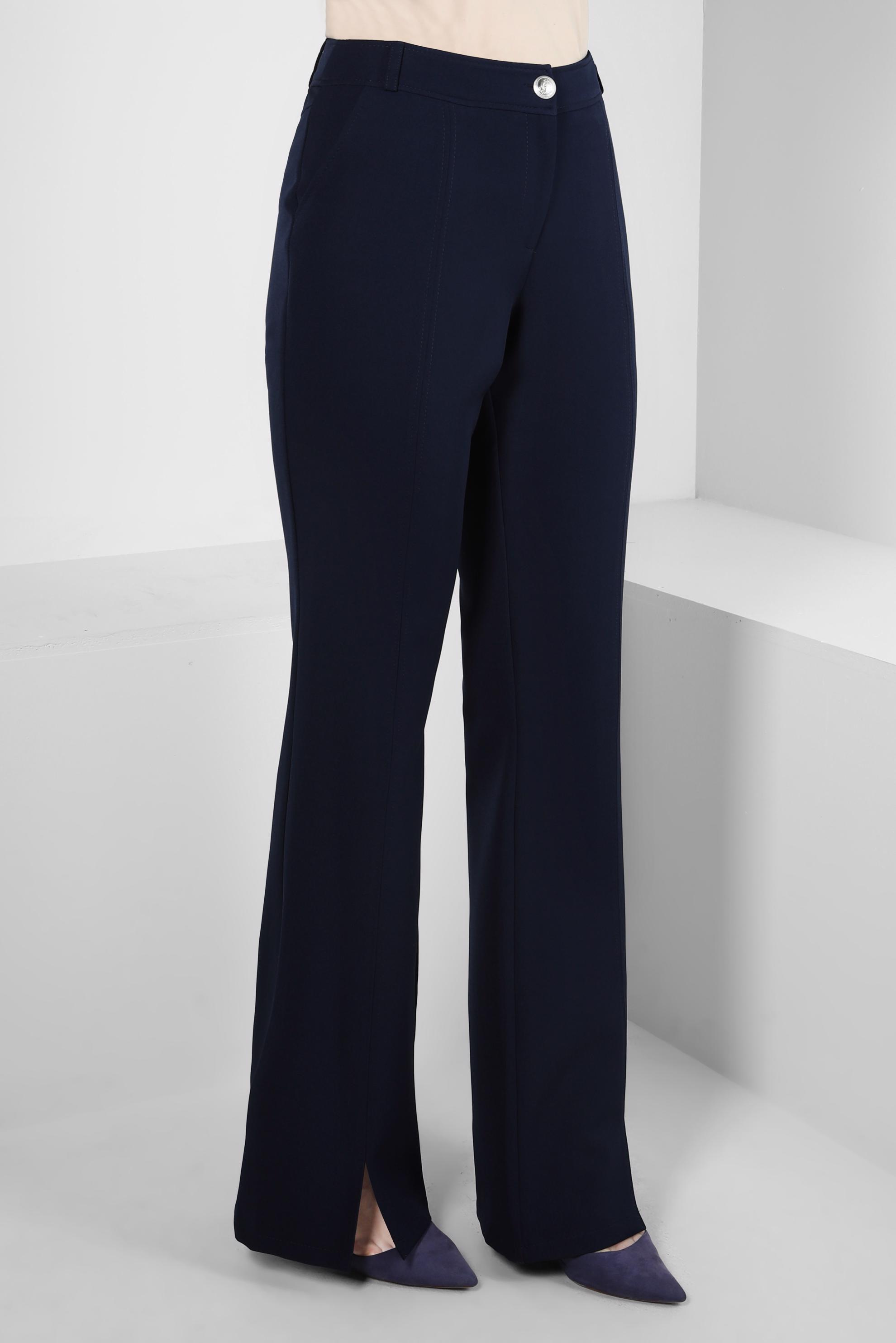 Tesettür giyim LACİVERT YIRTMAÇ DETAYLI PANTOLON 70636