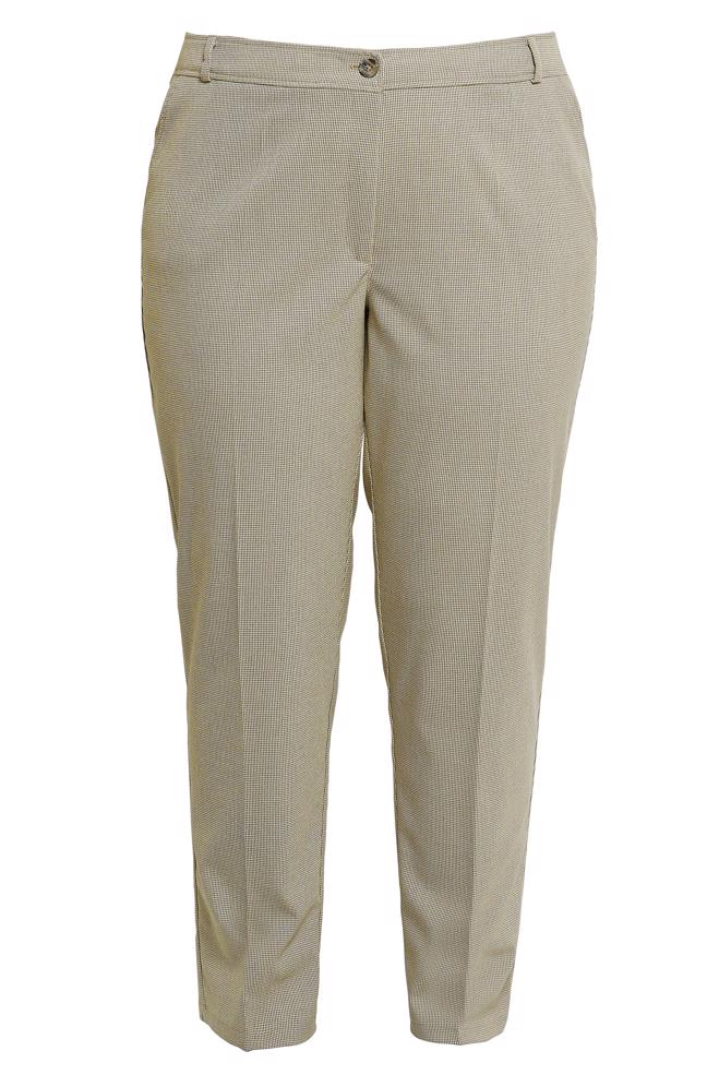 Vêtements hijab BRUN PANTALON GRANDE TAILLE 70637 - ALVİNA