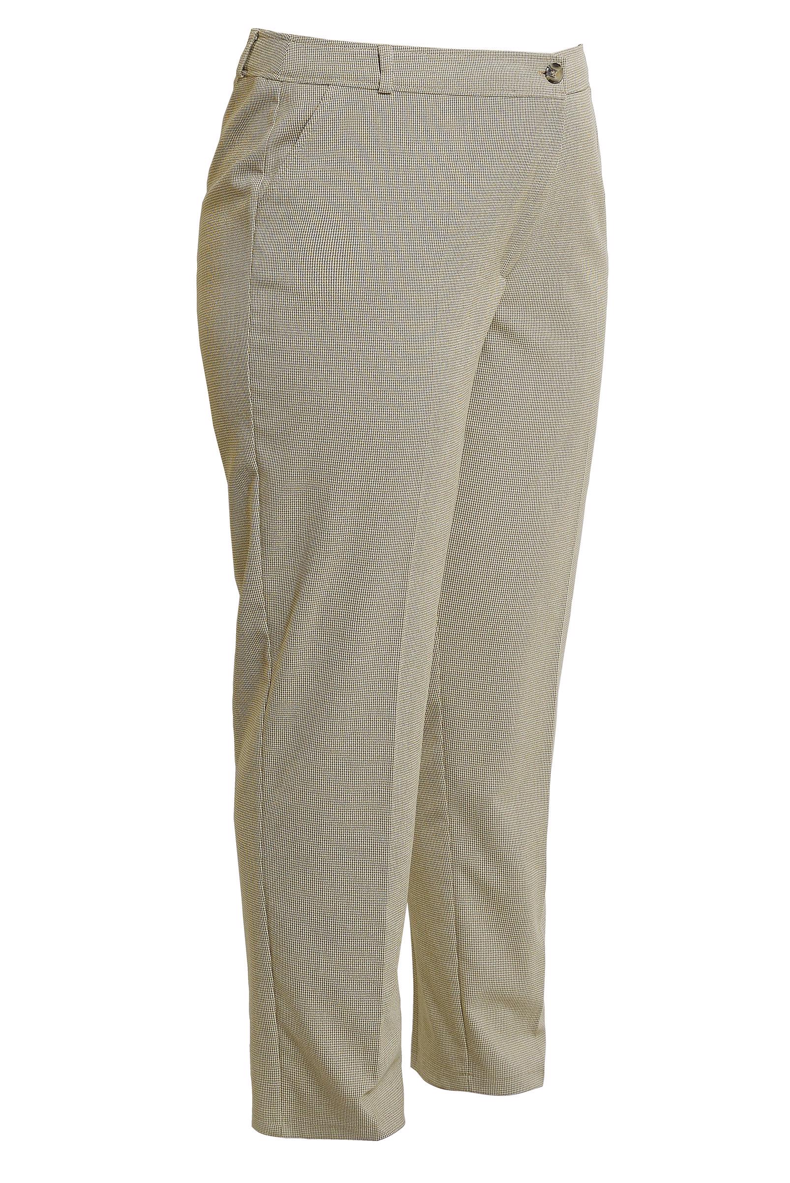 Tesettür giyim KAHVE YÜKSEK BEL BÜYÜK BEDEN PANTOLON 70637