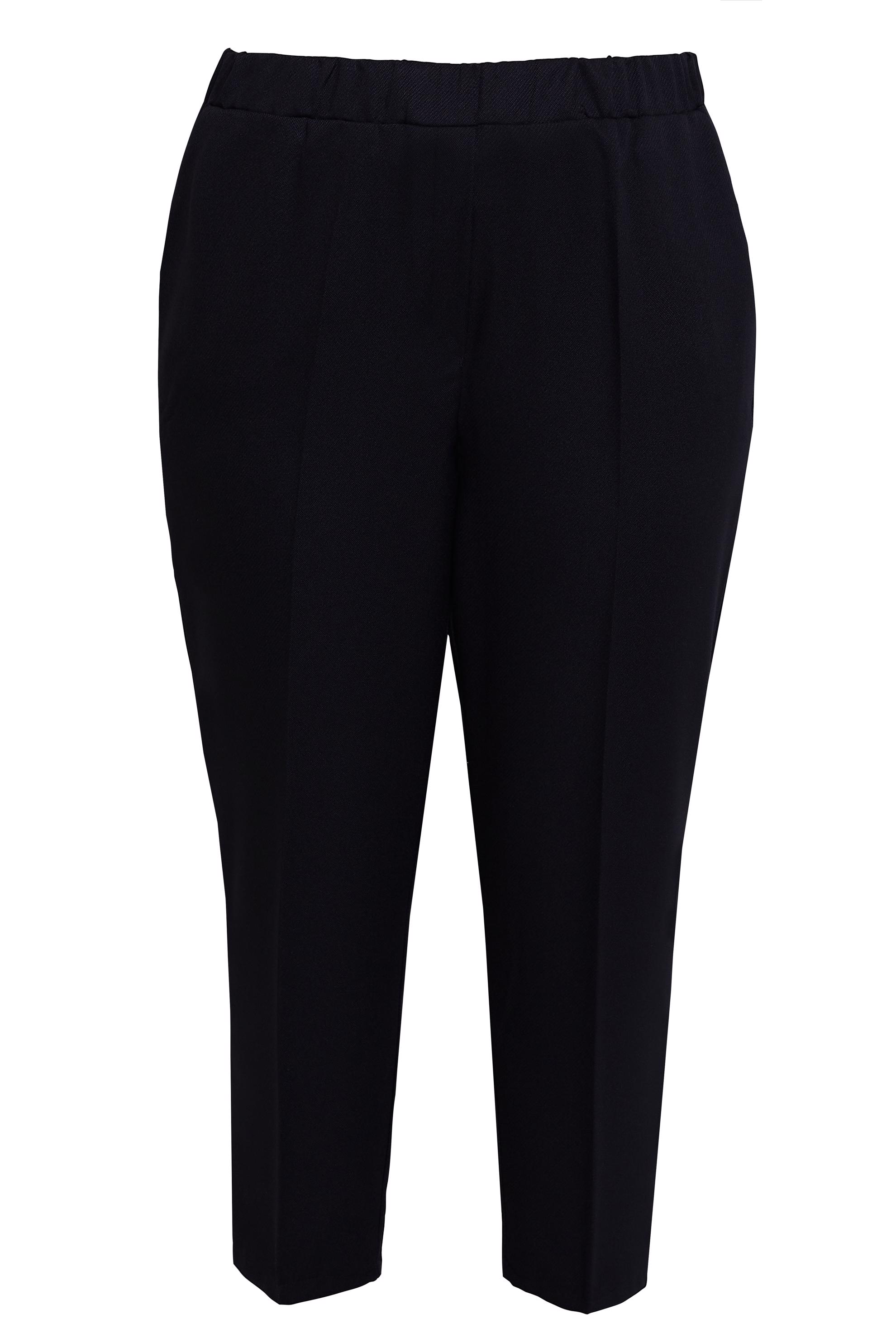 Vêtements hijab NOIR PANTALON TAILLE ÉLASTIQUE GRANDE TAILLE 70639