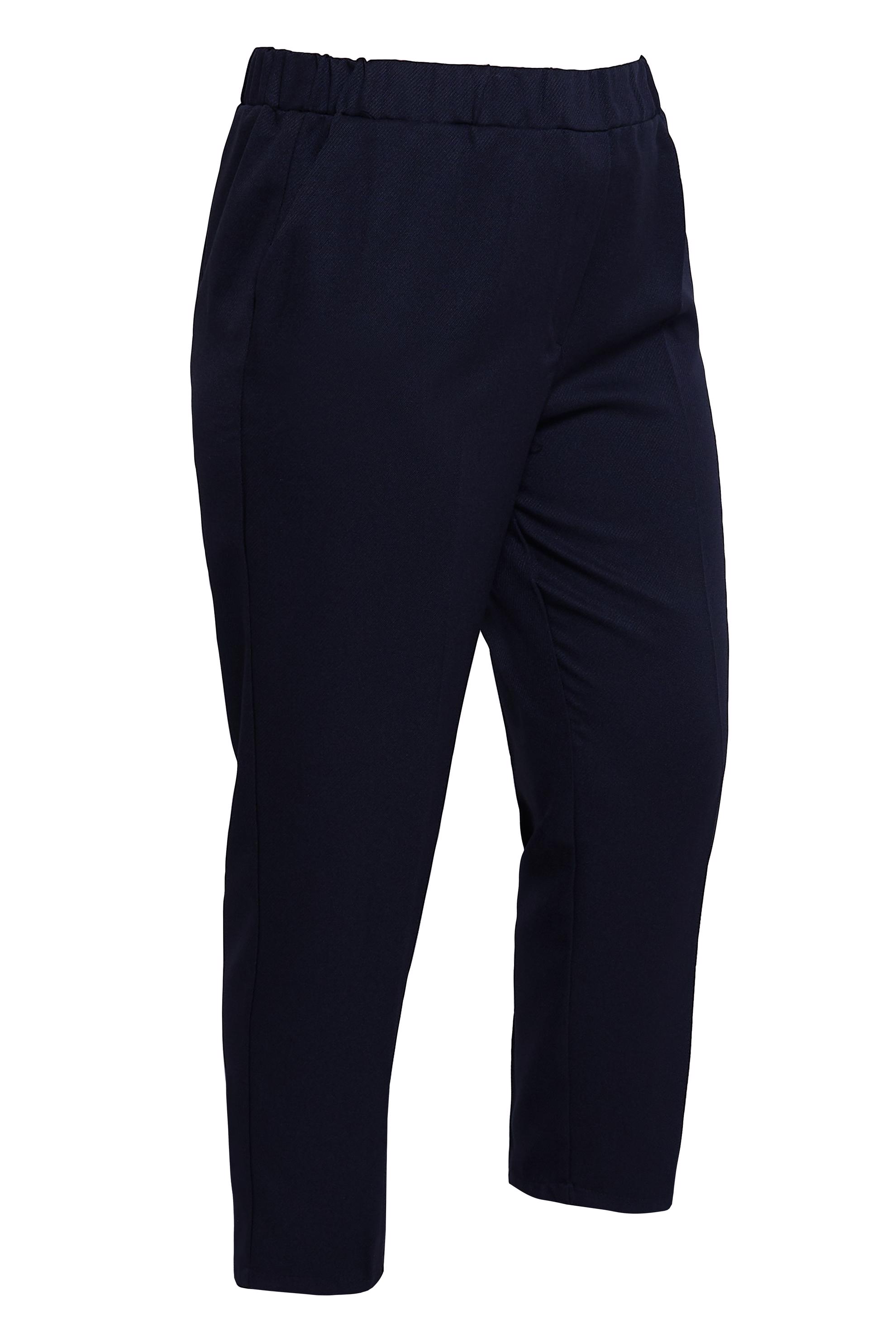 Tesettür giyim LACİVERT BELİ LASTİKLİ BÜYÜK BEDEN PANTOLON 70639