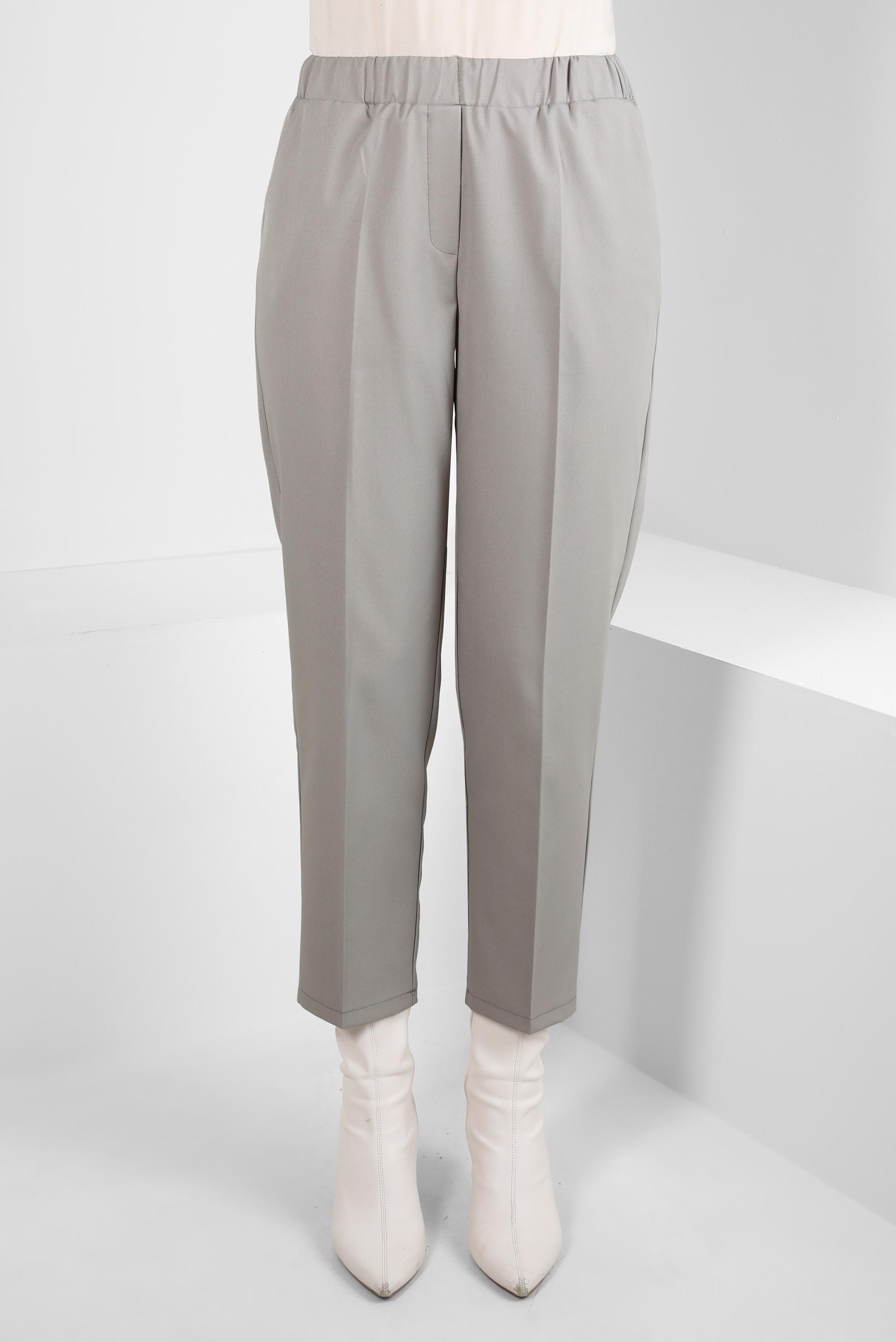 Tesettür giyim KUM BELİ LASTİKLİ PANTOLON 70640