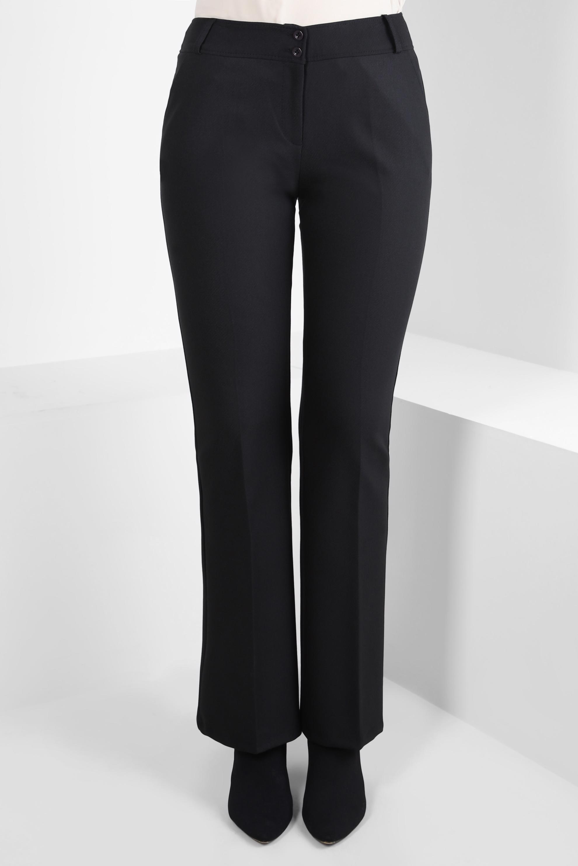 Tesettür giyim SİYAH İSPANYOL PAÇA PANTOLON 70641 