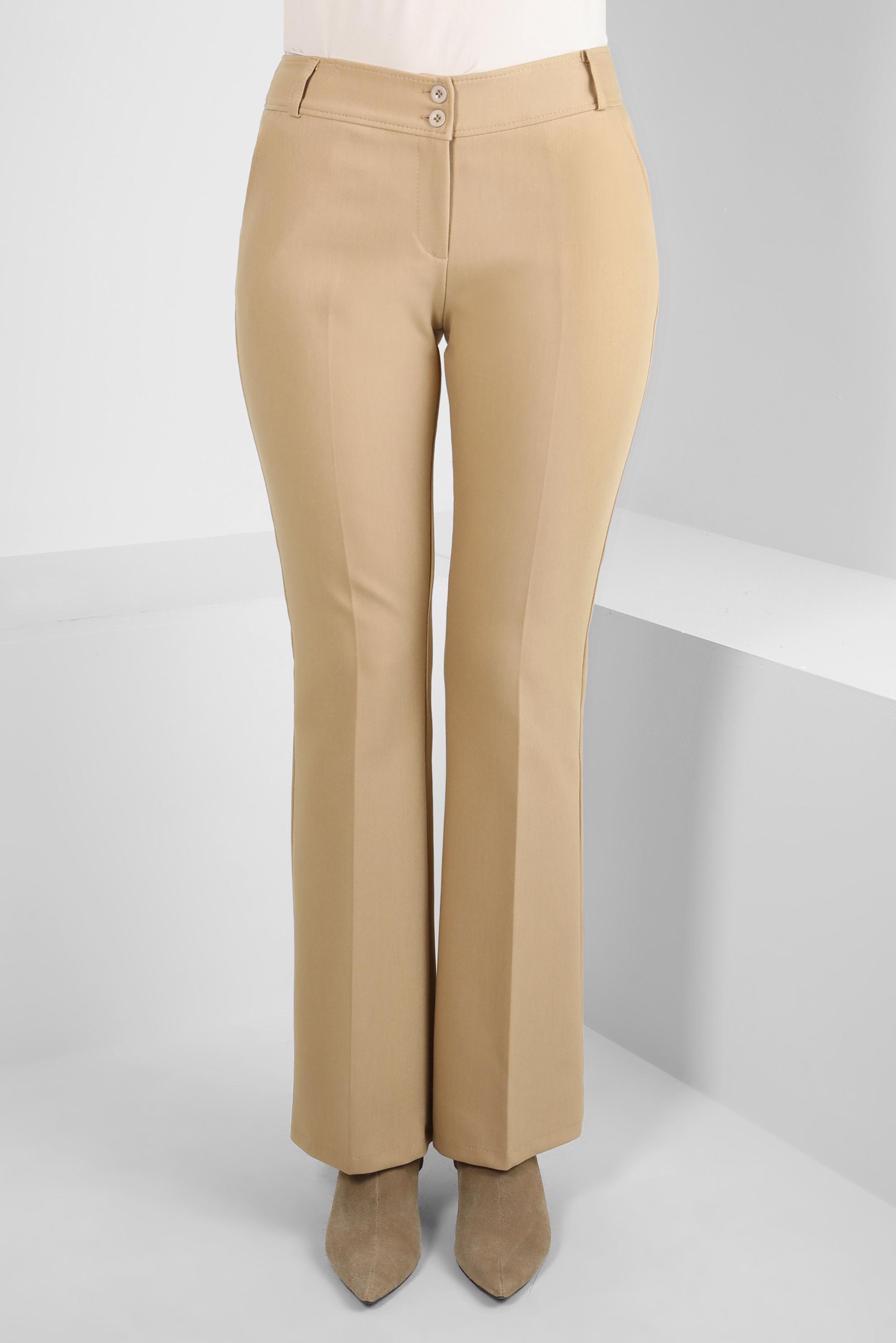 Tesettür giyim KAHVE İSPANYOL PAÇA PANTOLON 70641 