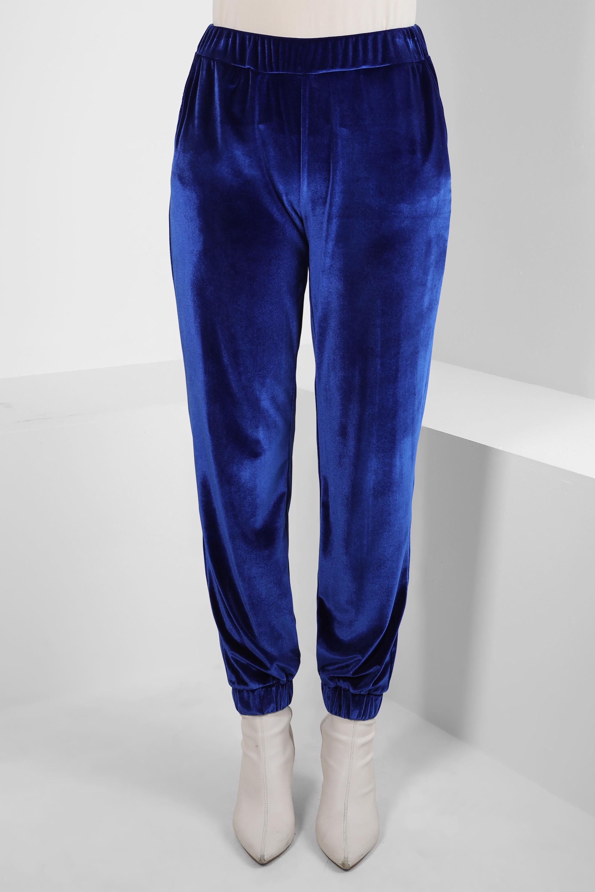 Tesettür giyim LACİVERT KADİFE PANTOLON 70642