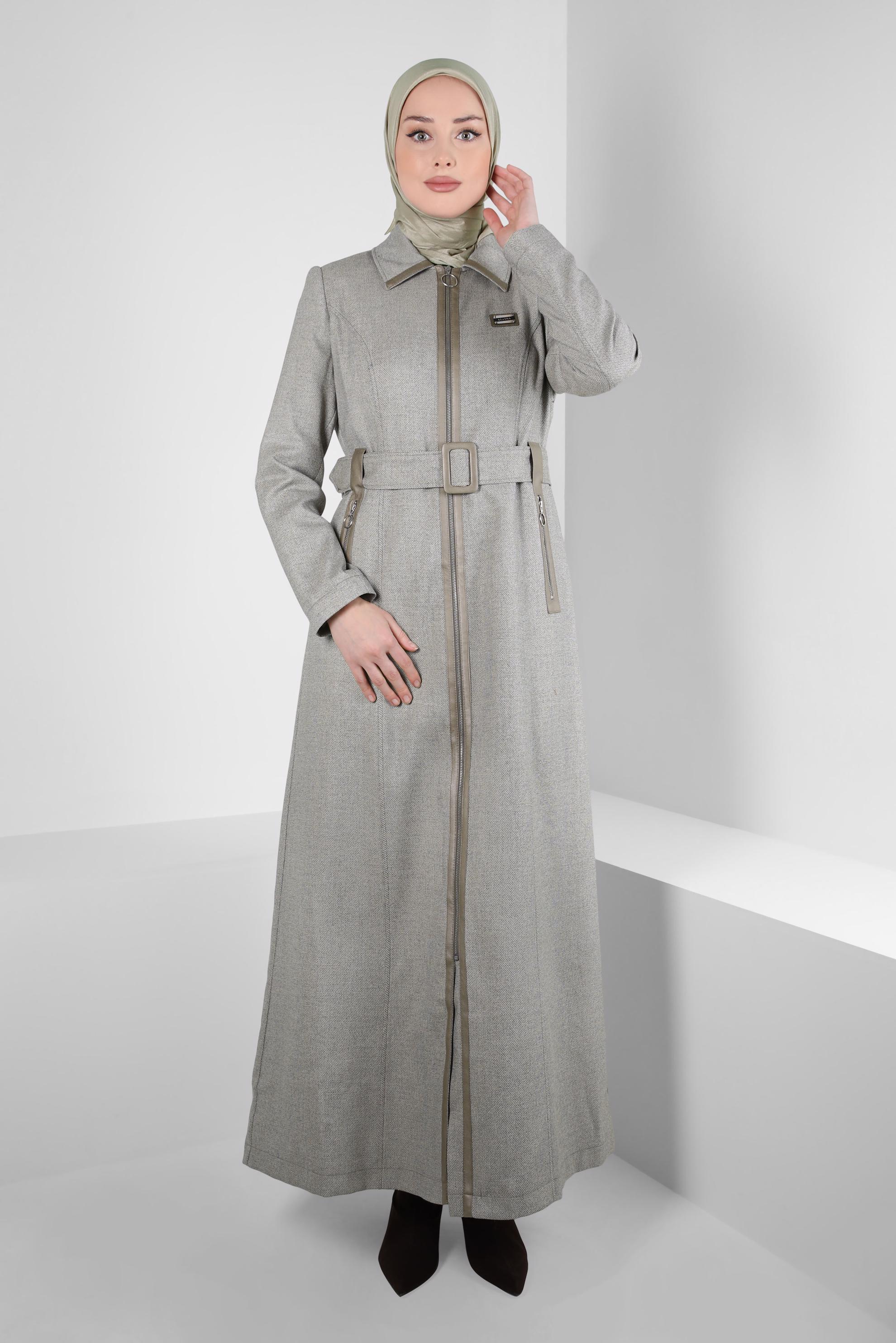 Vêtements hijab VISON PARDESSUS CEINTURE 10825