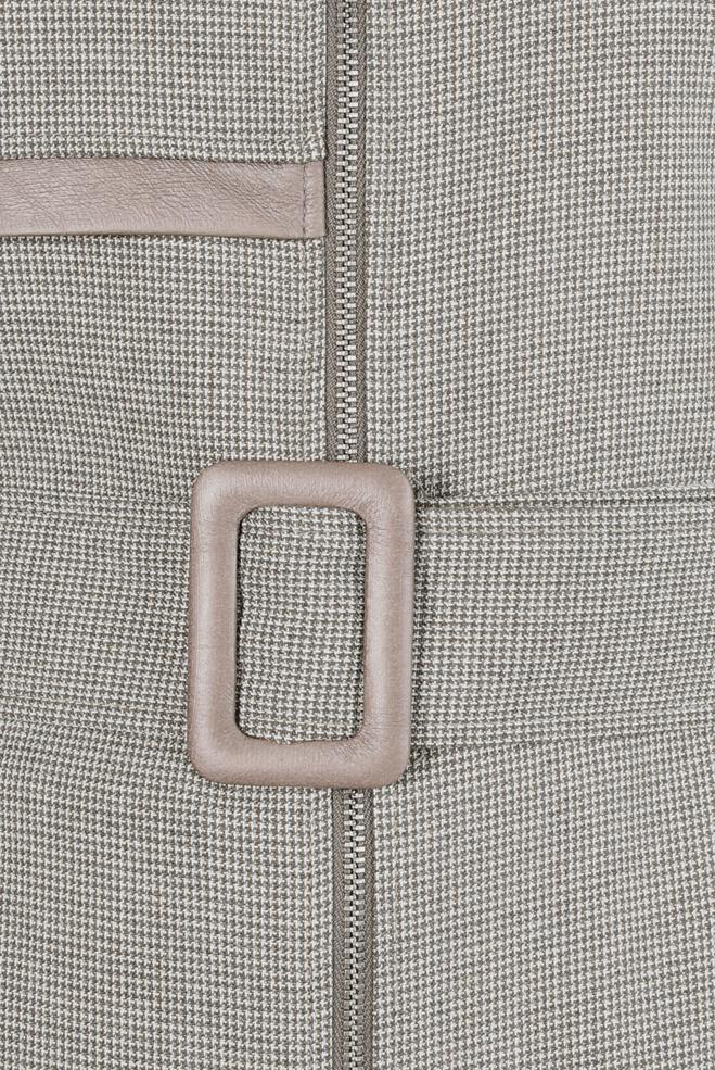 Vêtements hijab VISON PARDESSUS CEINTURE 10827 - ALVİNA