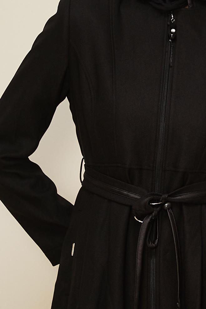 Tesettür giyim SİYAH 10828 44115 PARDESÜ 38/46 TEK42 - ALVİNA