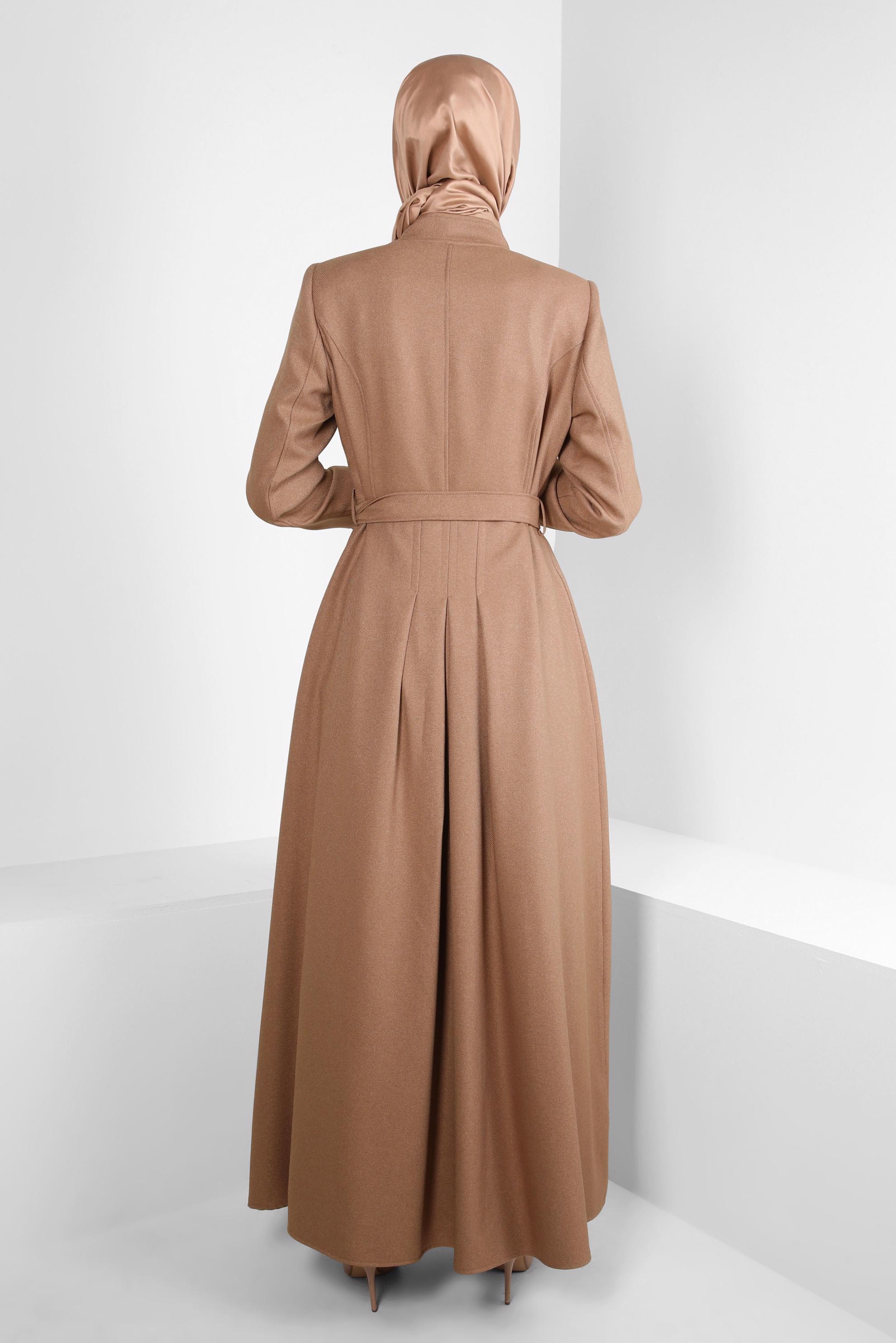 Hijab clothing TABA BELTED TOPCOAT 10830