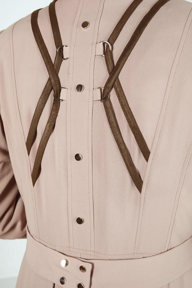 Vêtements hijab TABA PARDESSUS CEINTURE 10831 - ALVİNA