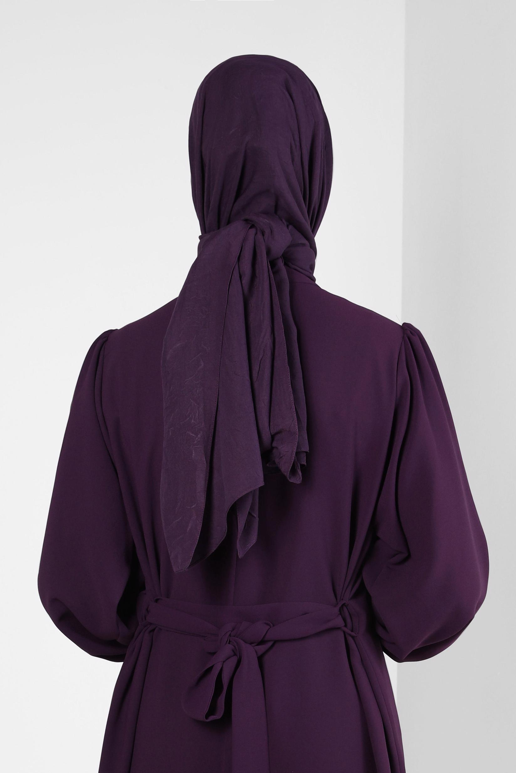 Tesettür giyim MÜRDÜM ALVİNA BAMBU KRAŞ ŞAL 8301