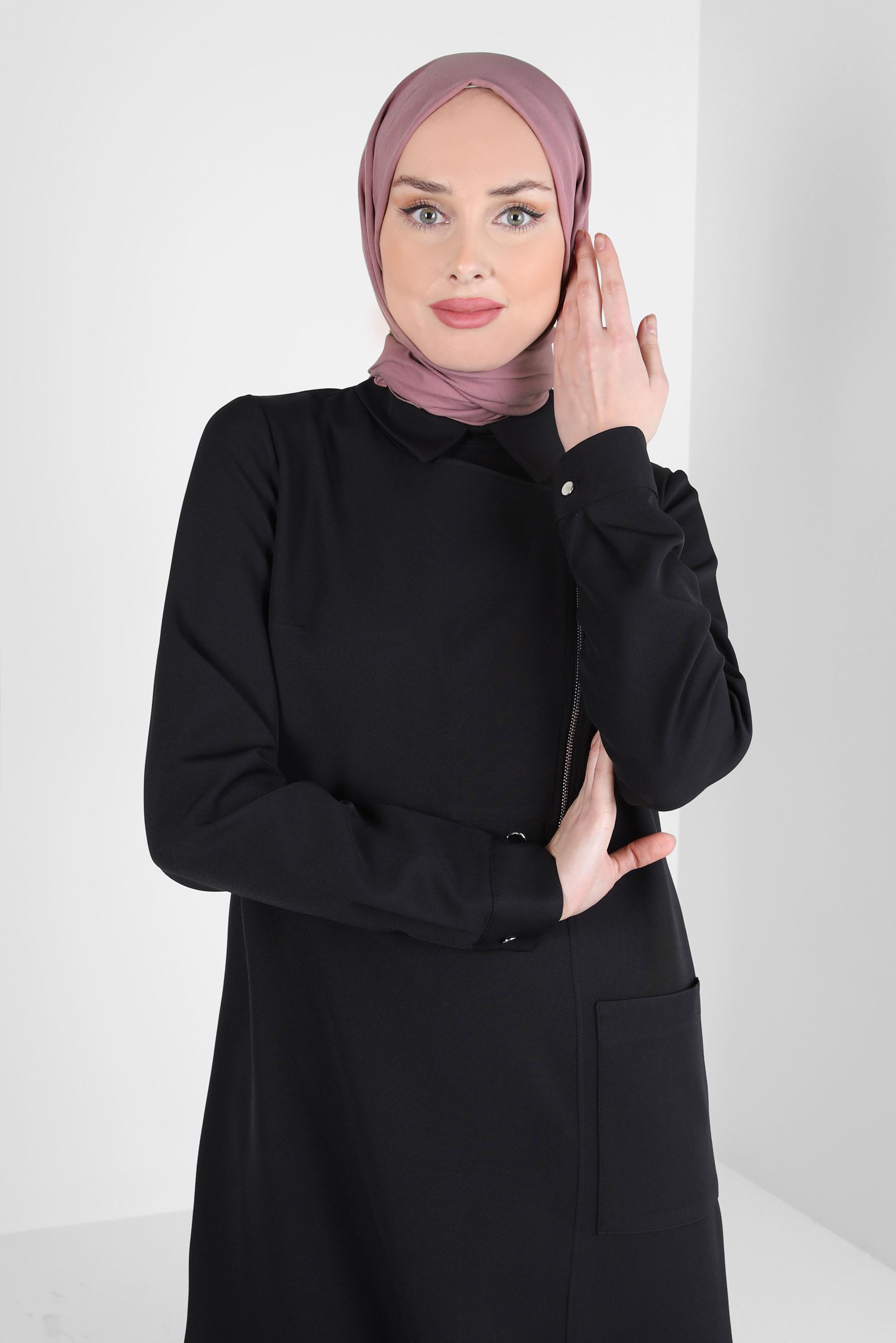 Tesettür giyim PEMBE ALVİNA BAMBU KRAŞ ŞAL 8301