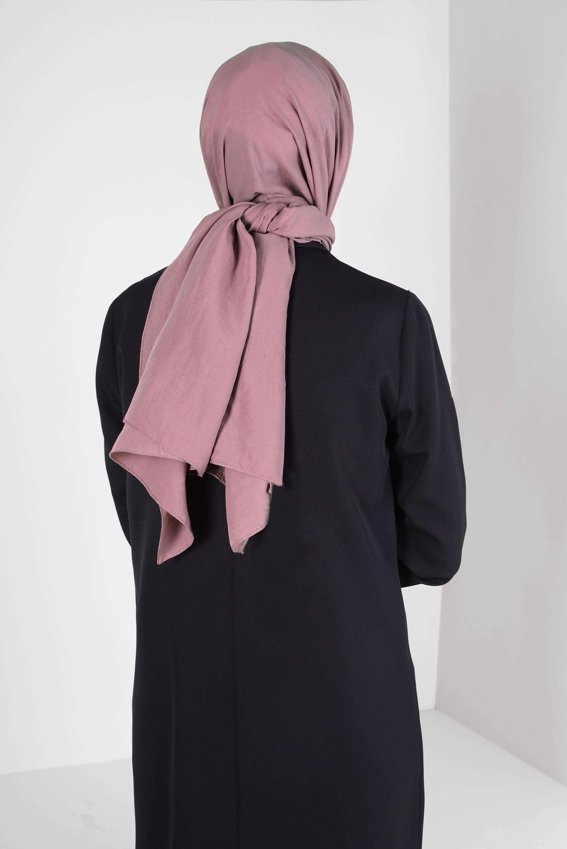 Tesettür giyim PEMBE ALVİNA BAMBU KRAŞ ŞAL 8301