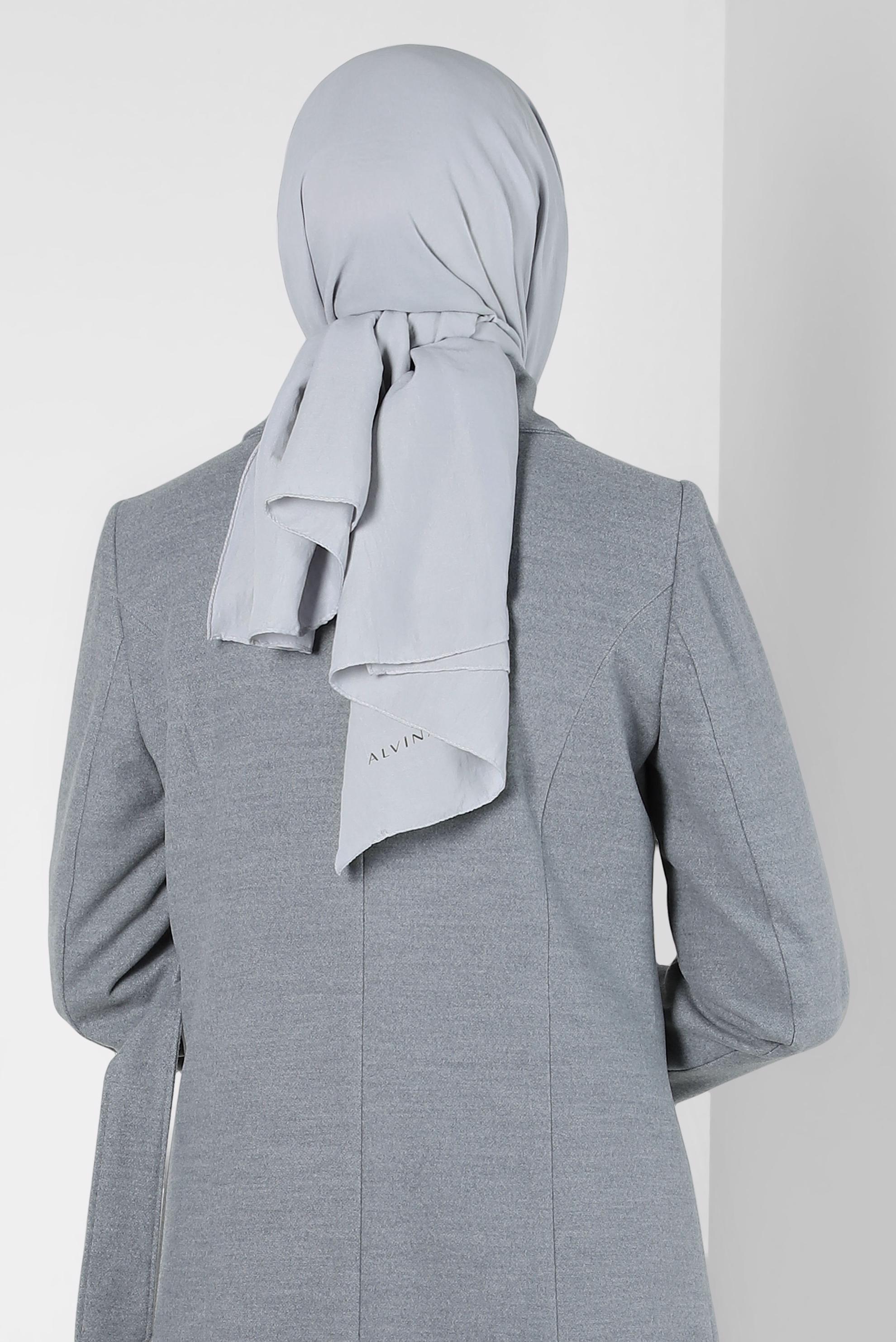 Tesettür giyim GÜMÜŞ ALVİNA SOFT ŞAL 8302