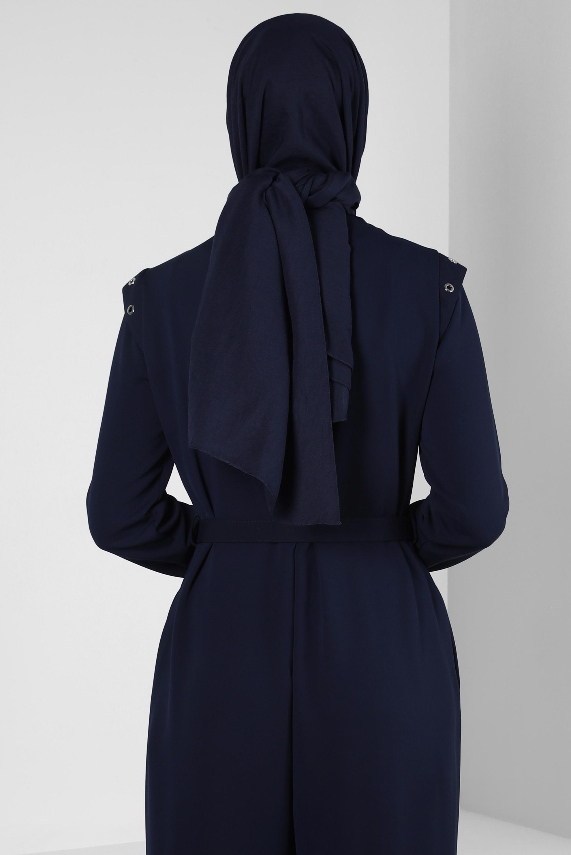 Tesettür giyim LACİVERT ALVİNA SOFT ŞAL 8302