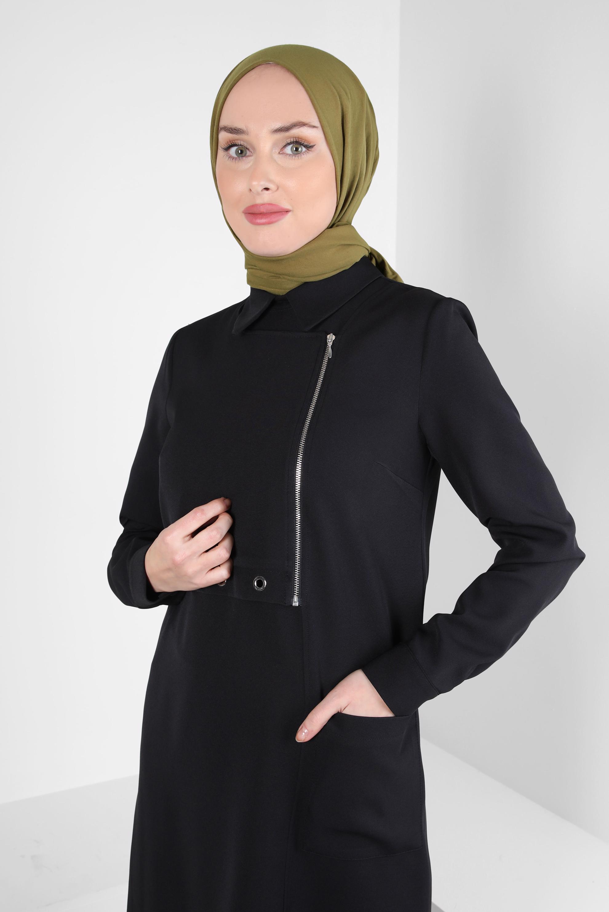 Tesettür giyim YEŞİL ALVİNA SOFT ŞAL 8302