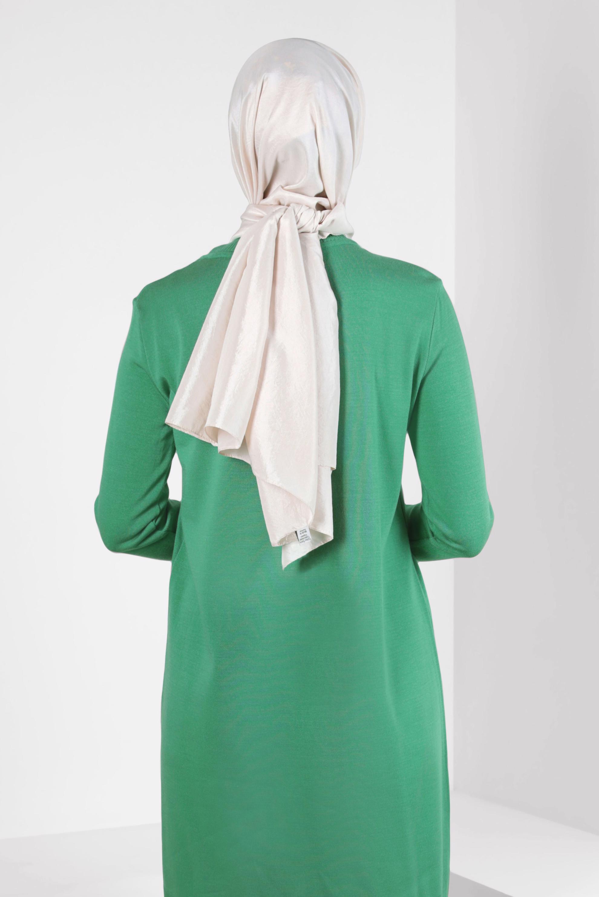 Tesettür giyim BEJ ALVİNA KRAŞ ŞAL 8304