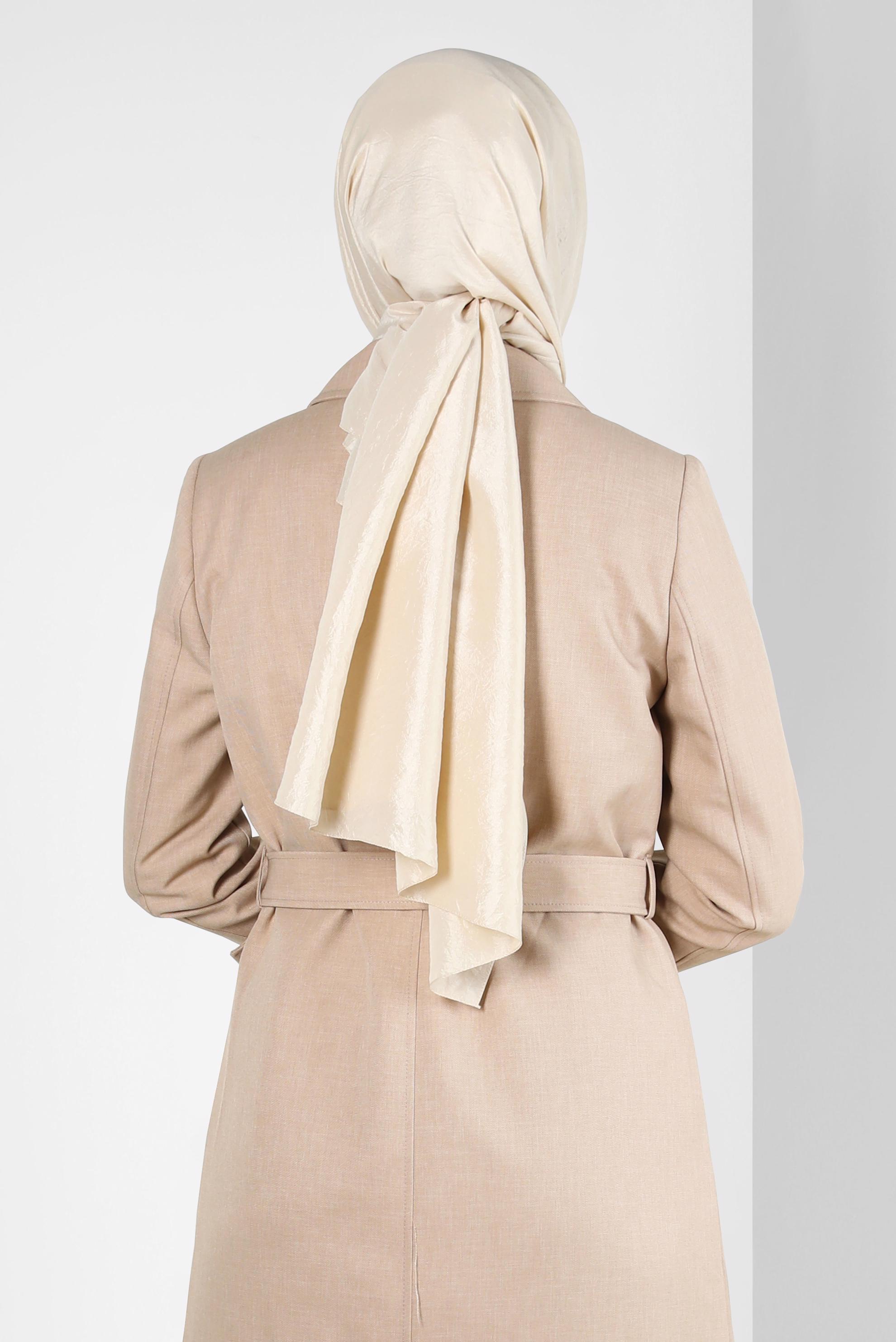 Tesettür giyim YEŞİL ALVİNA KRAŞ ŞAL 8304