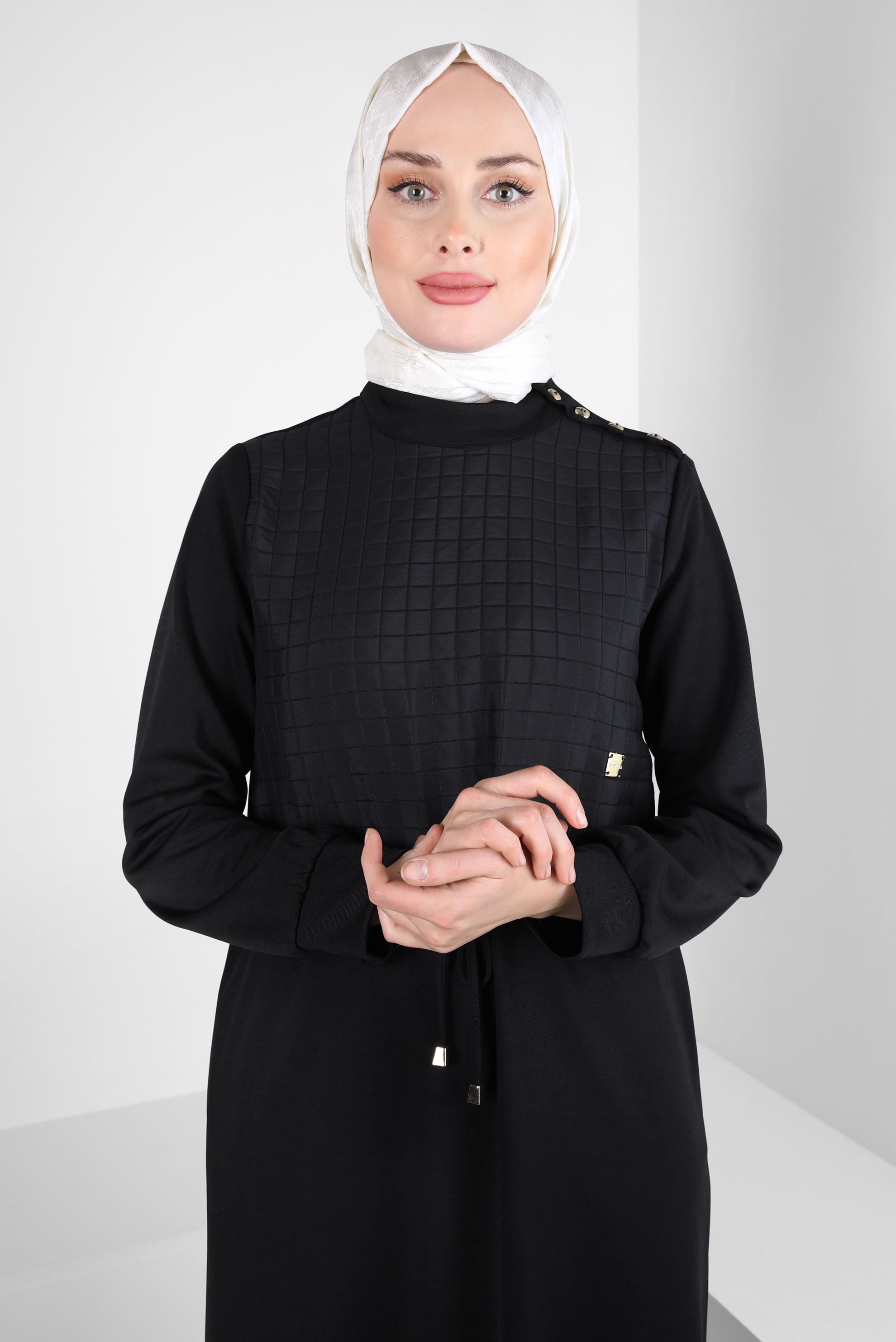 Tesettür giyim EKRU ALVİNA JAKARLI ŞAL 8307