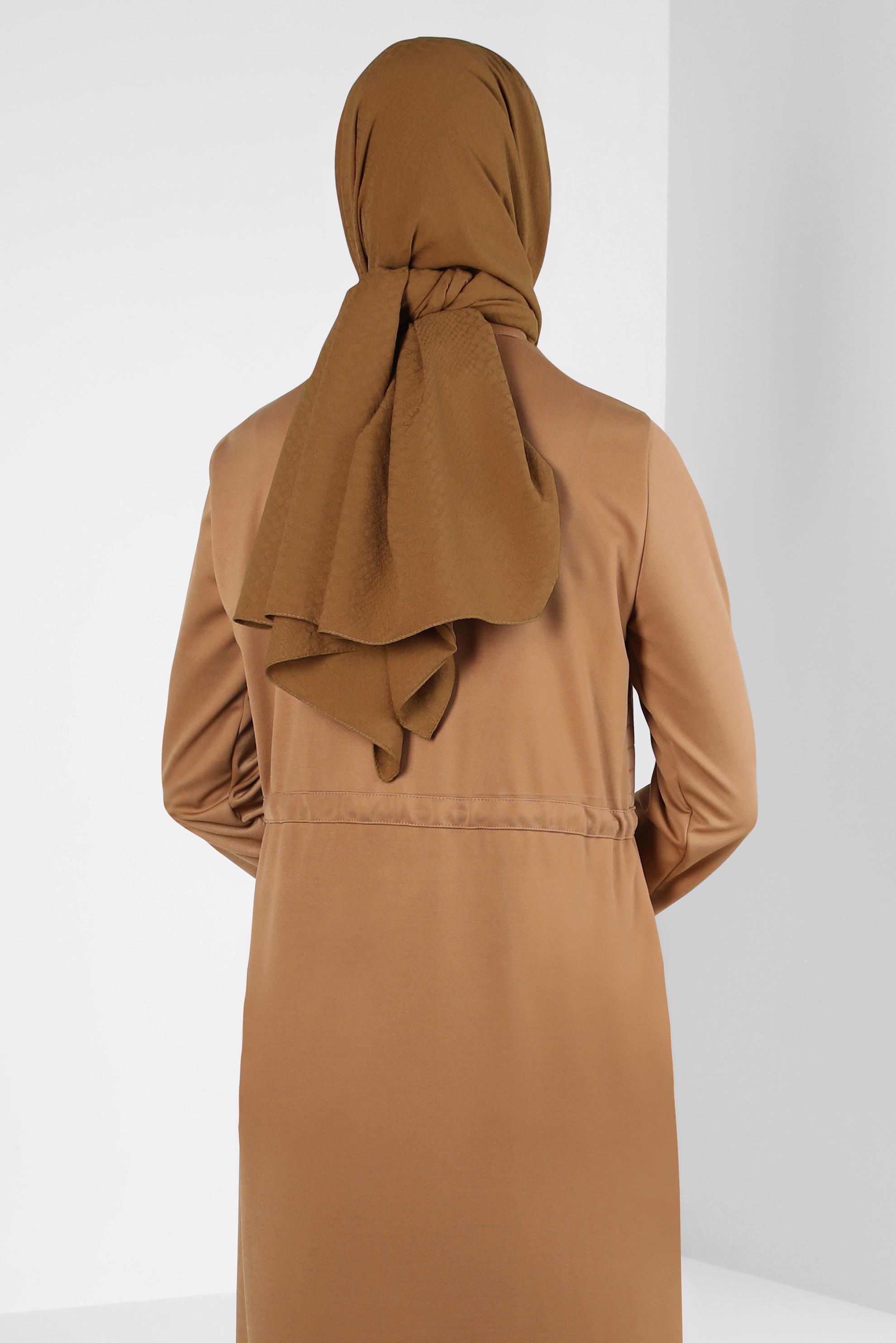 Tesettür giyim SARI ALVİNA ŞAL 8310