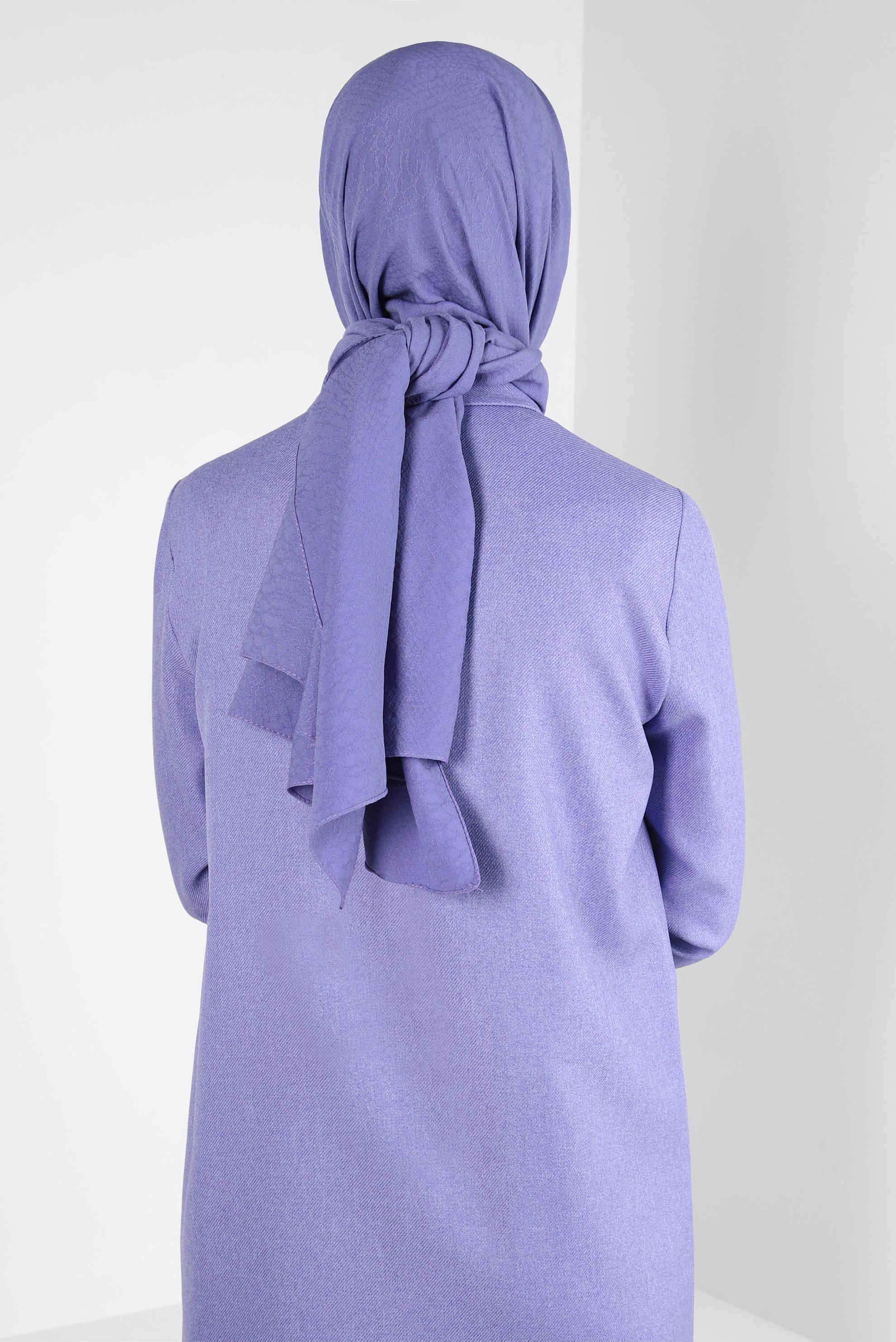 Tesettür giyim MOR ALVİNA ŞAL 8310