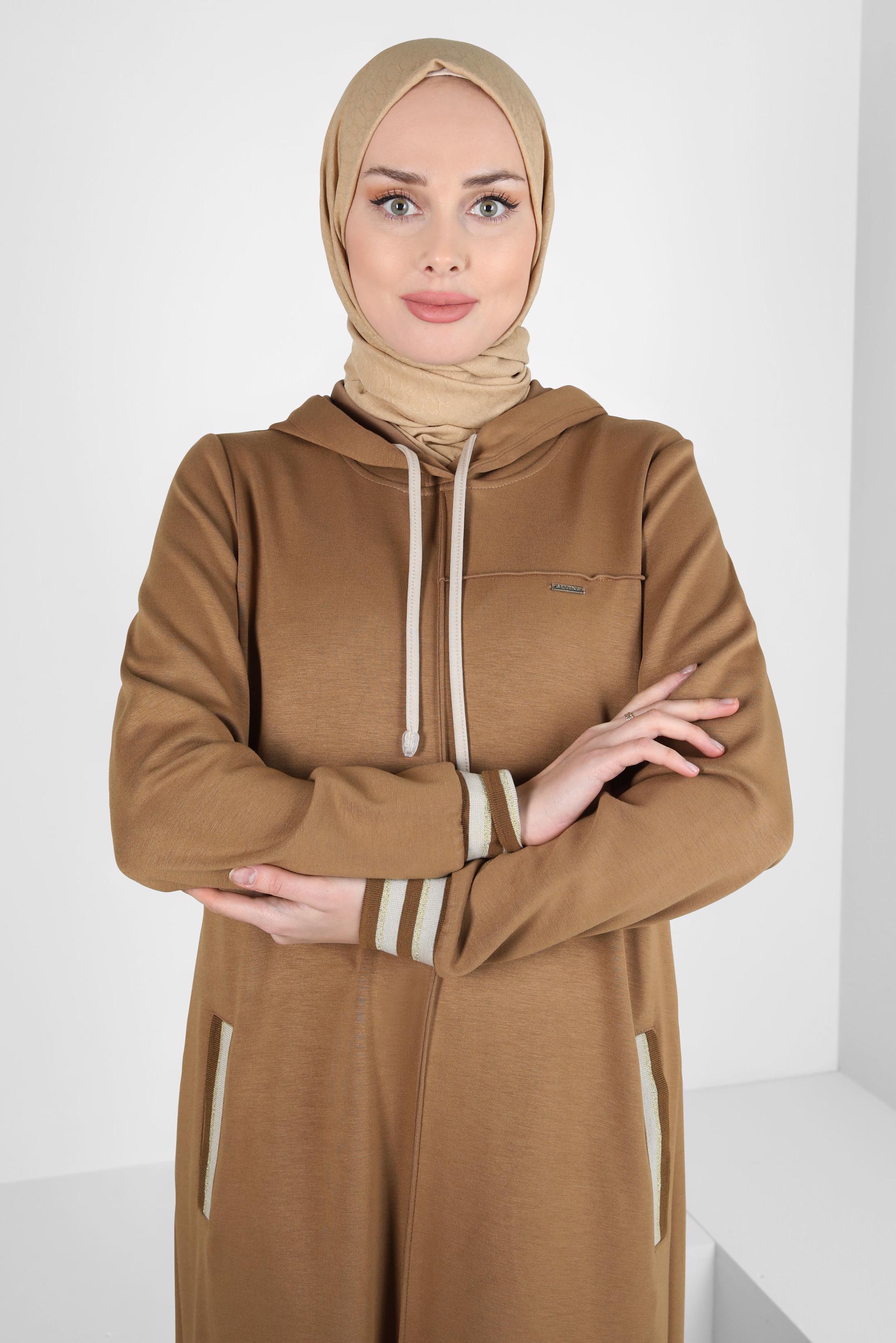 Tesettür giyim SARI ALVİNA ŞAL 8310