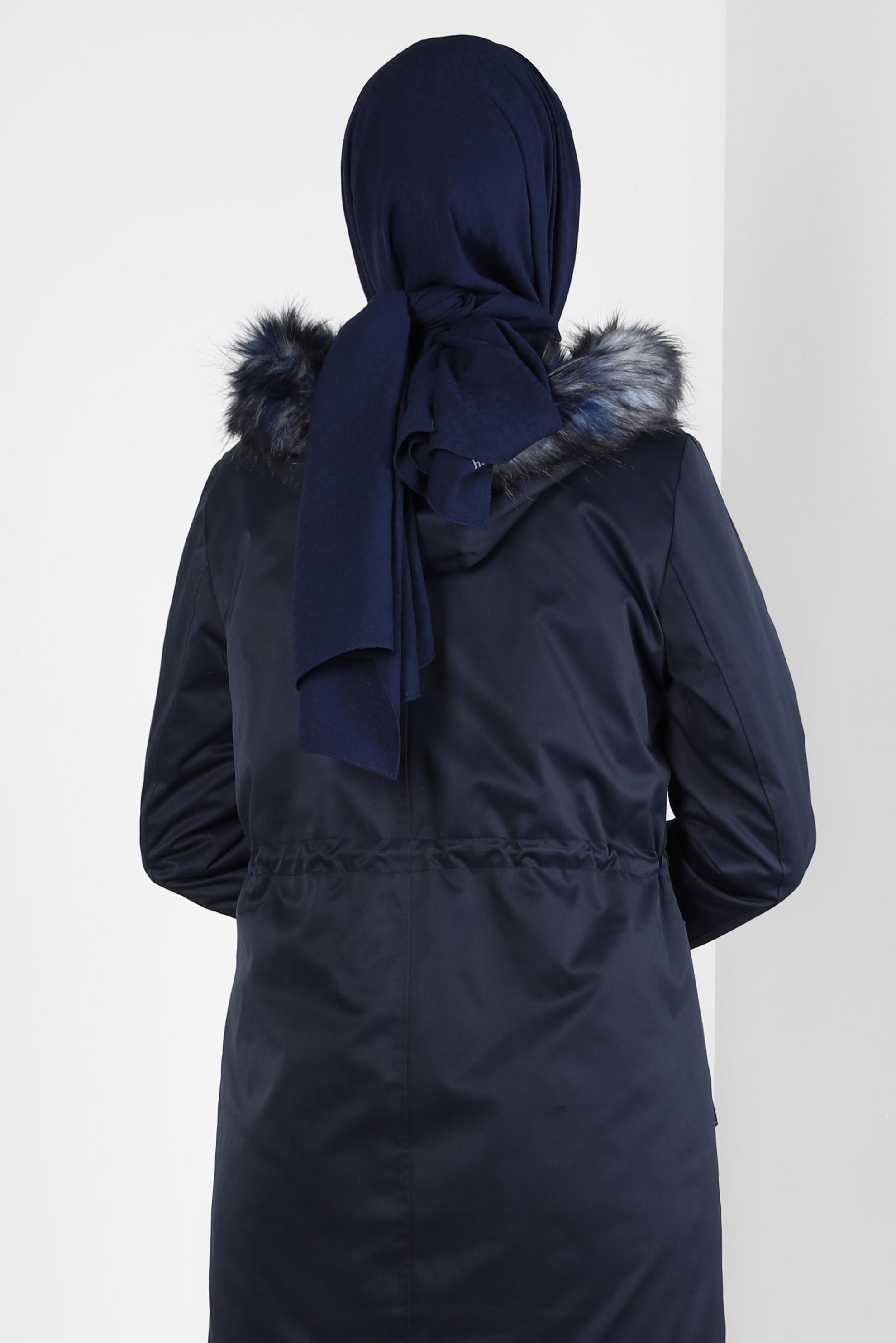 Tesettür giyim LACİVERT ALVİNA ŞAL 8310