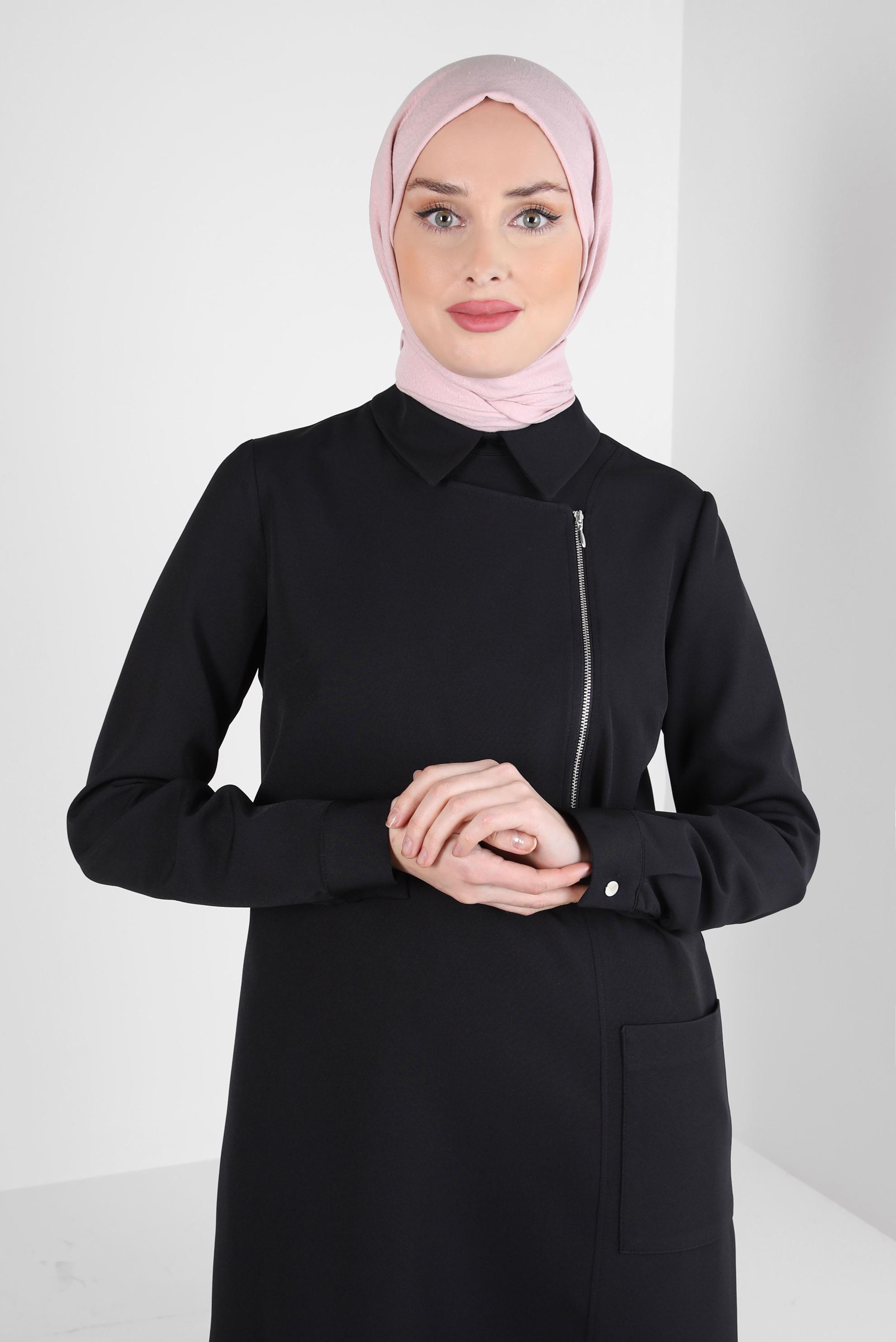 Tesettür giyim PUDRA ALVİNA ŞAL 8310