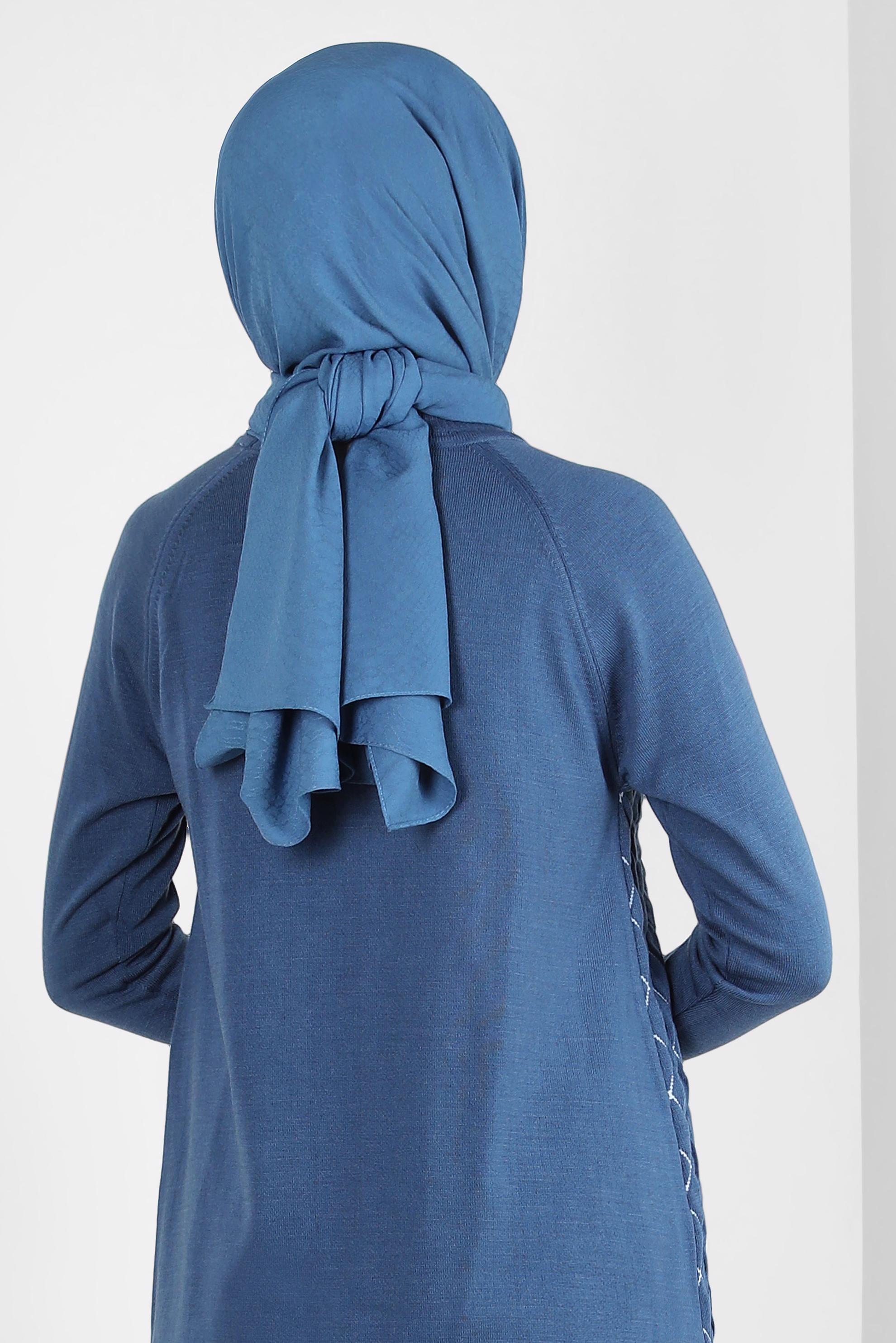 Tesettür giyim LACİVERT ALVİNA ŞAL 8310