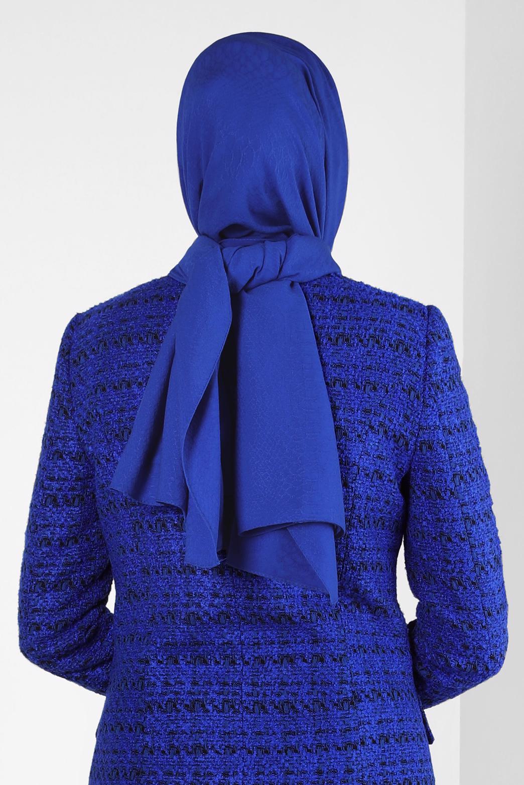Tesettür giyim LACİVERT ALVİNA ŞAL 8310