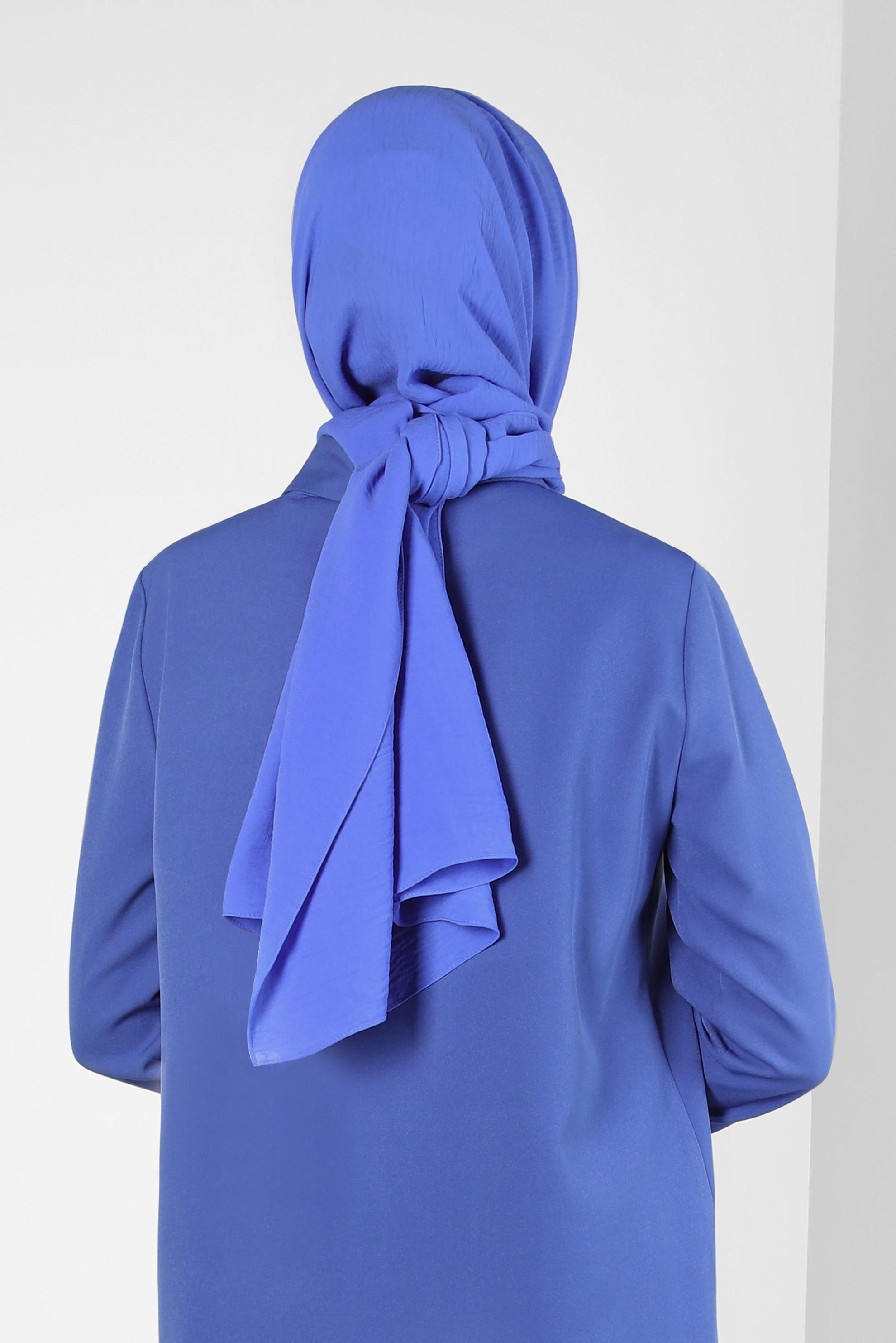 Tesettür giyim MAVİ ALVİNA ŞAL 8311
