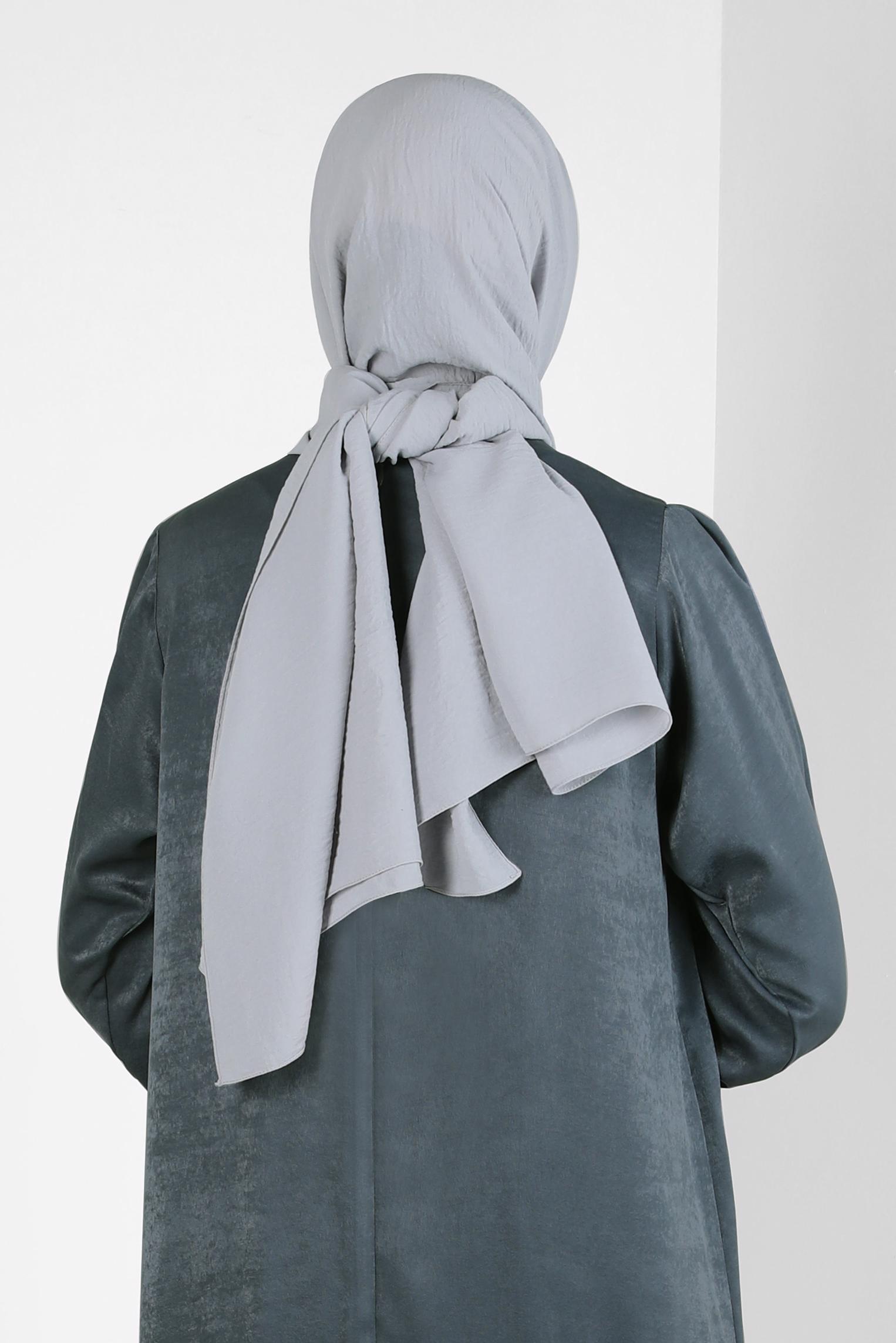 Tesettür giyim GRİ ALVİNA ŞAL 8311