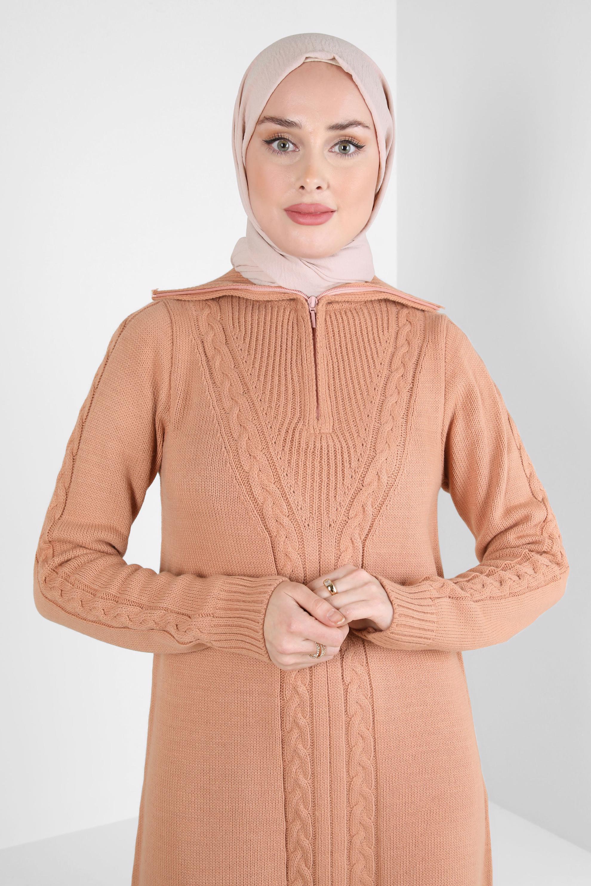 Tesettür giyim PUDRA ALVİNA ŞAL 8311