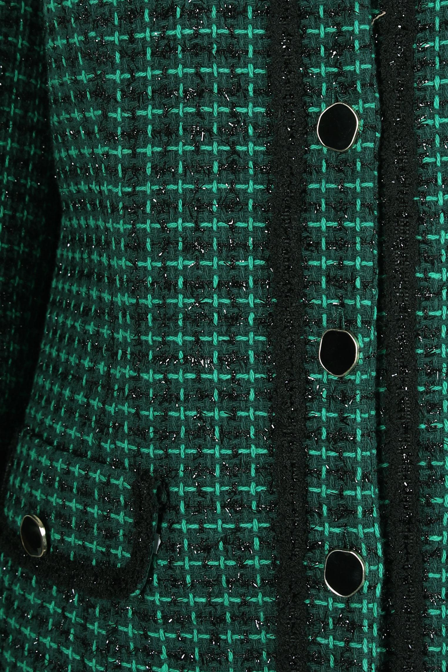 Tesettür giyim YEŞİL PİLİSELİ ETEKLİ TAKIM 30404