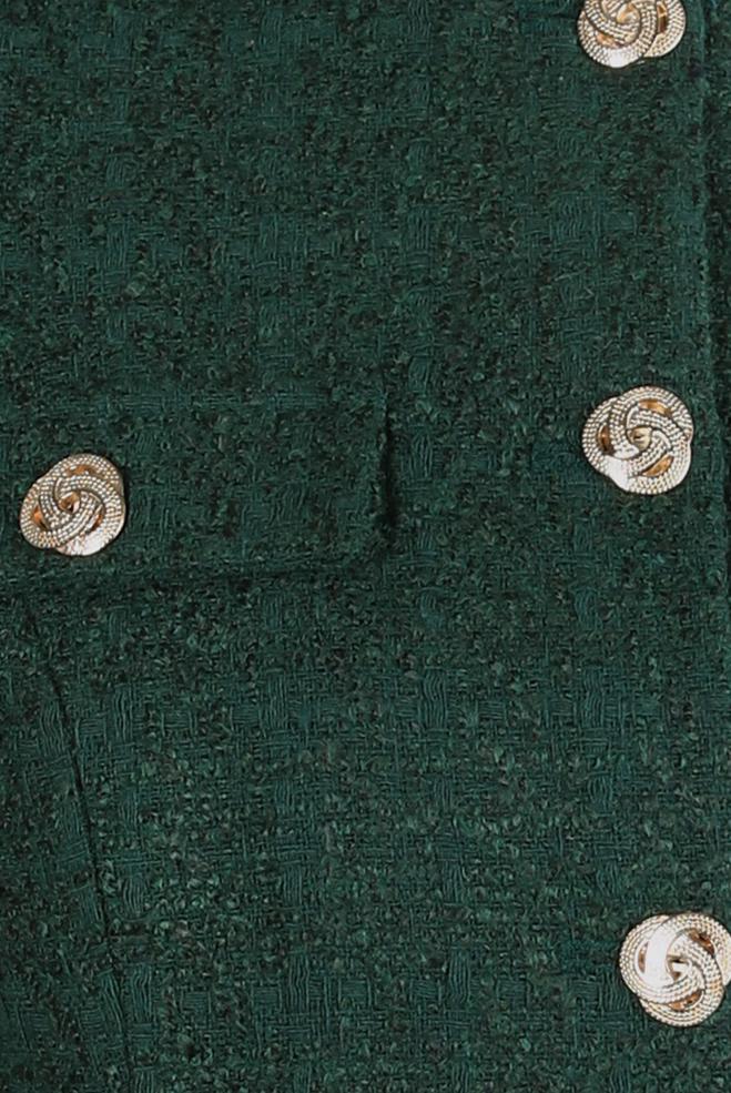 Vêtements hijab VERT COSTUME À JUPE EN TWEED 30408 - ALVİNA