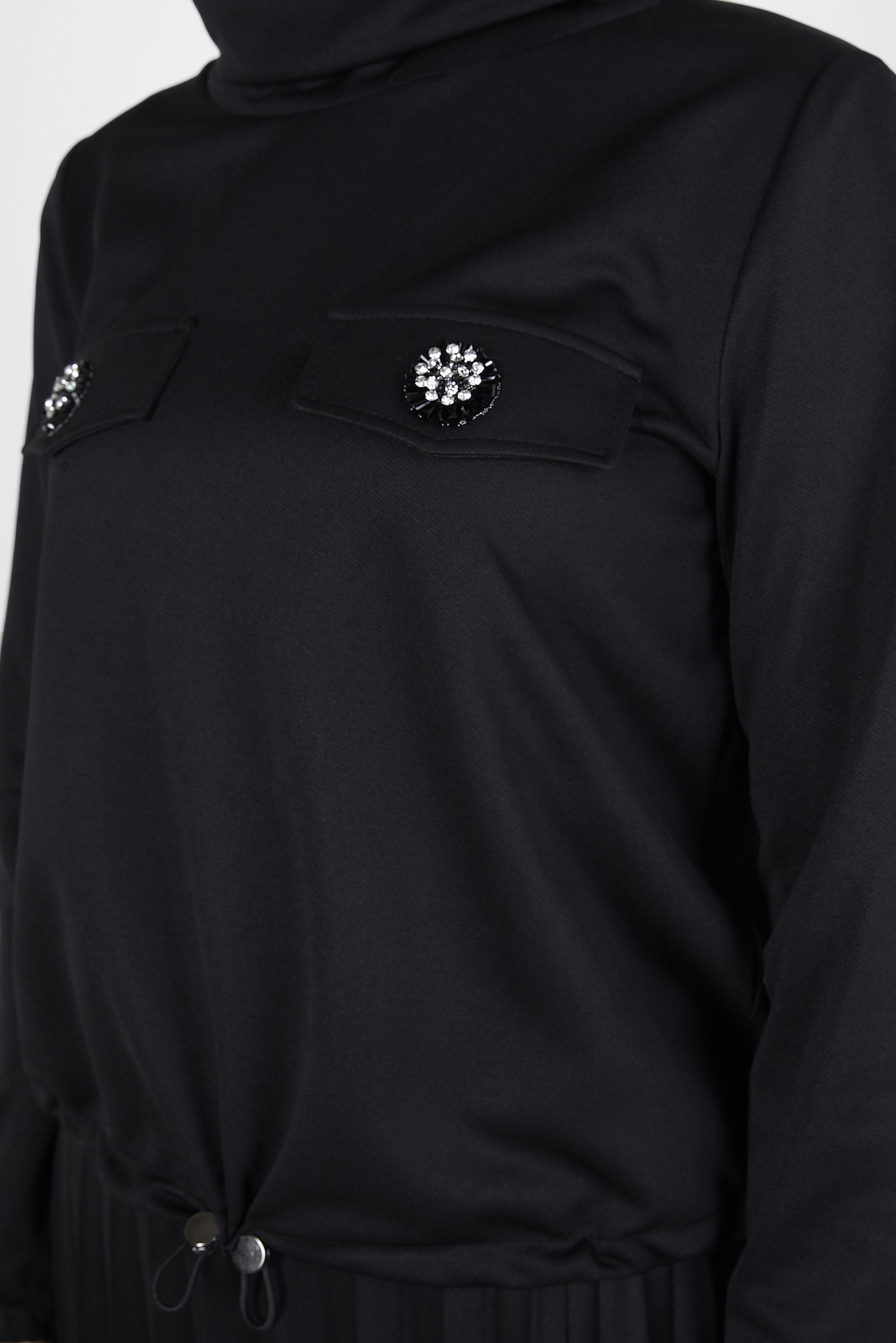 Hijab clothing BLACK PLEATED SKIRTED SUIT 44224