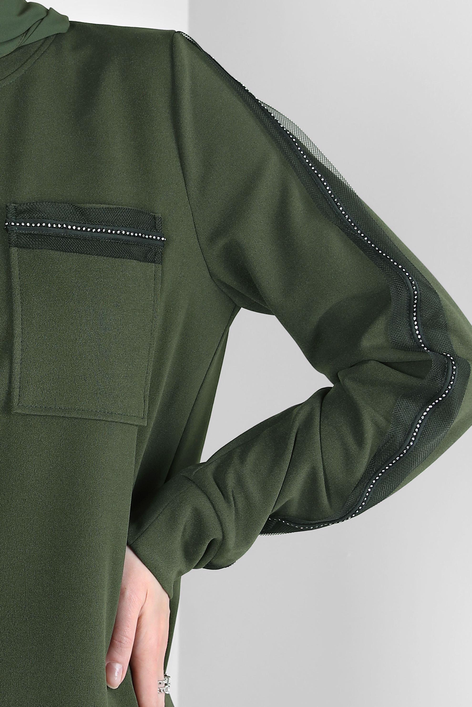 Hijab clothing KHAKI PLEATED SKIRTED SUIT 44243