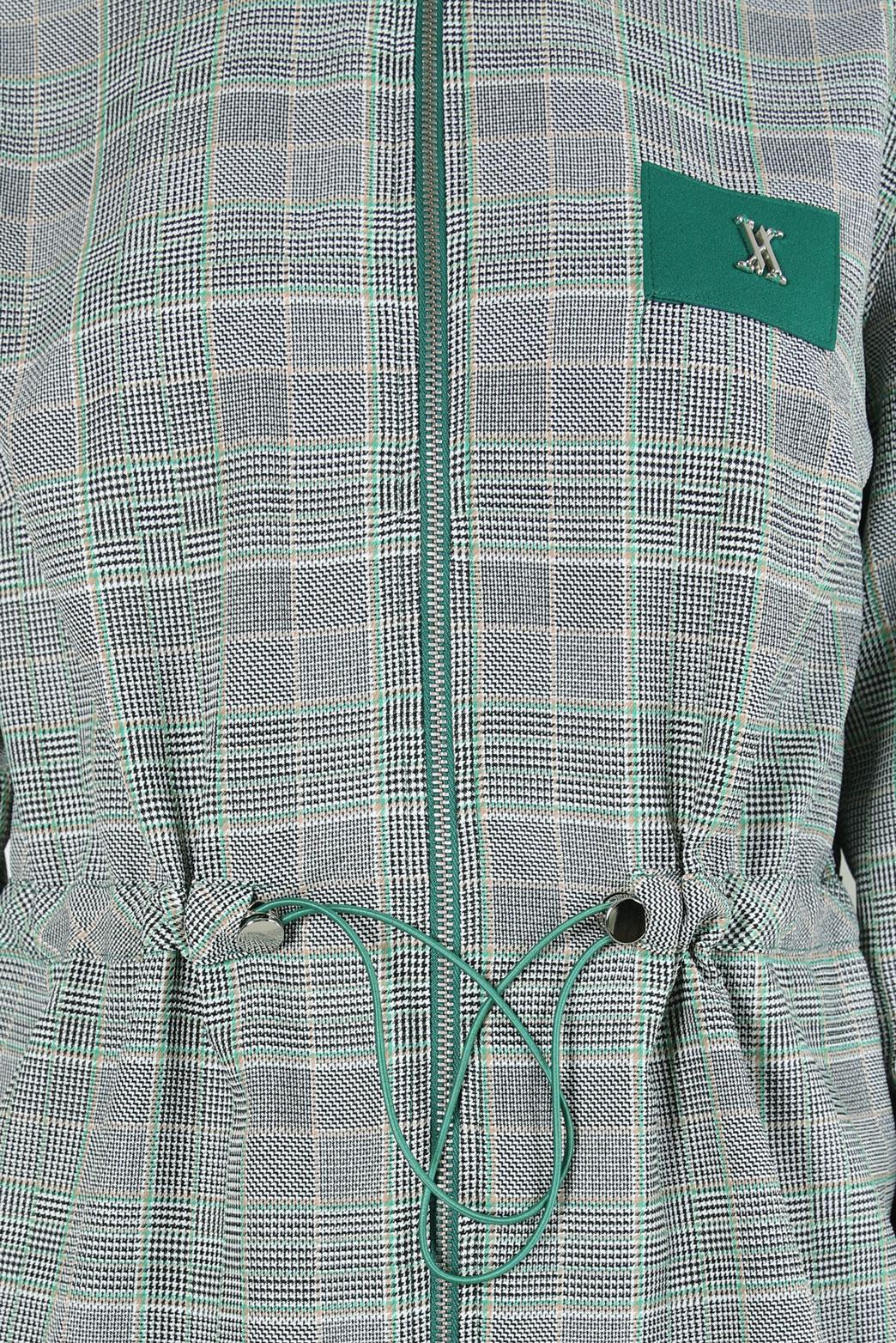 Vêtements hijab VERT COSTUME JUPE À MOTIFS À CARREAUX 44248