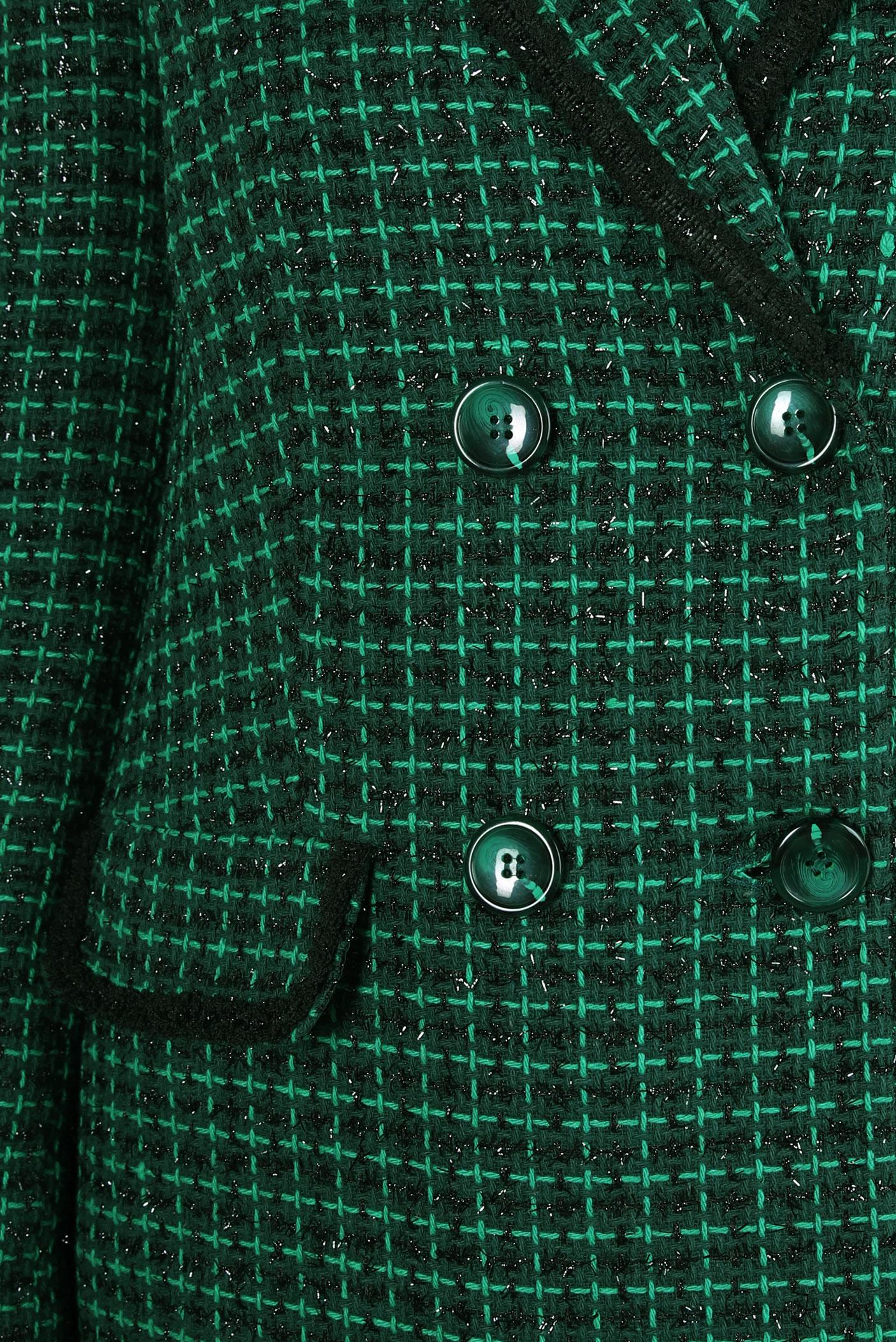 Vêtements hijab VERT COSTUME PANTALON À CARREAUX 30409