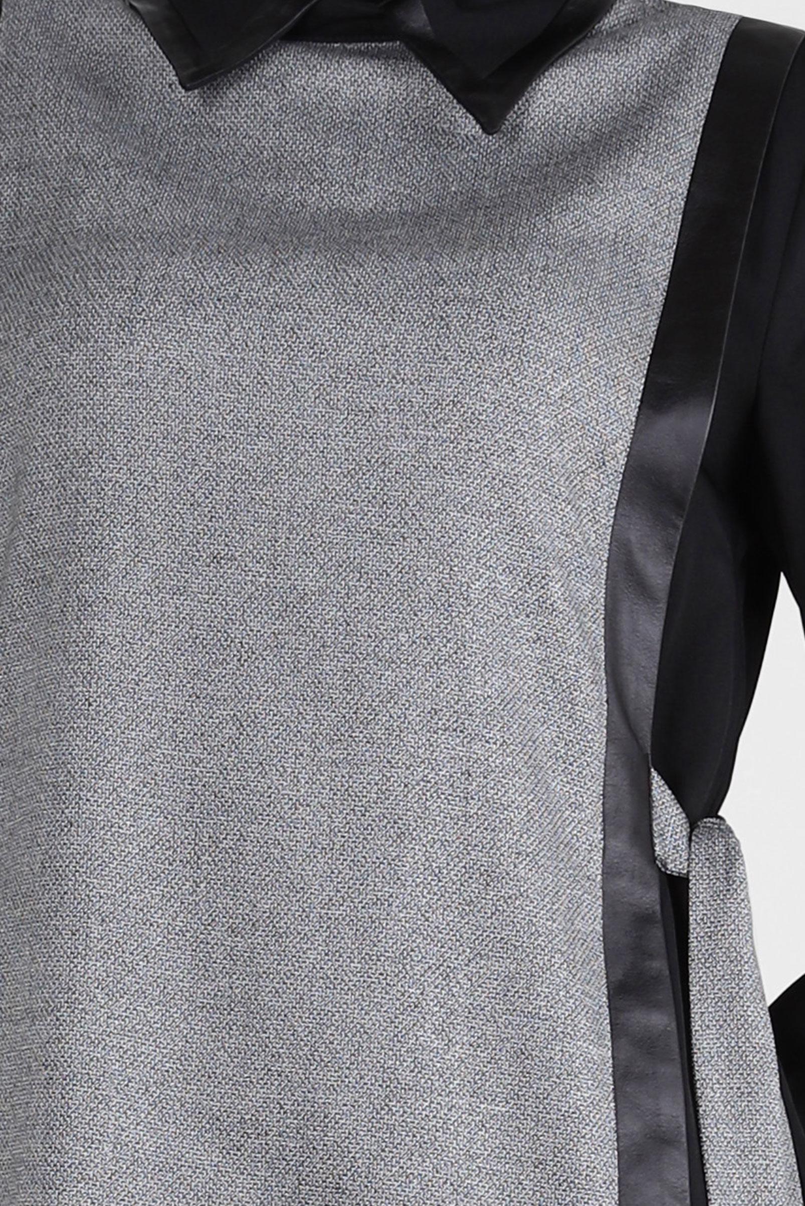 Tesettür giyim SİYAH YELEKLİ PANTOLON TAKIM 44137