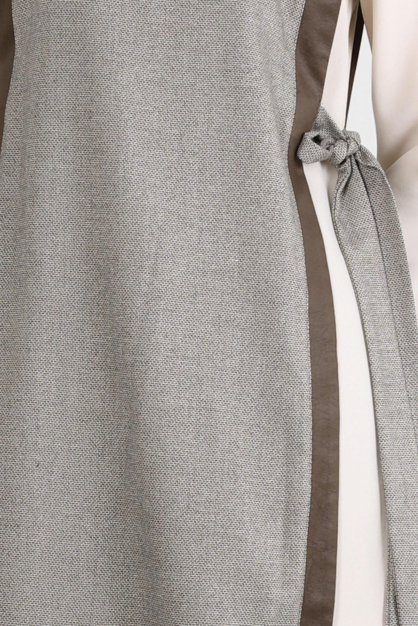 Tesettür giyim KAHVE YELEKLİ PANTOLON TAKIM 44137