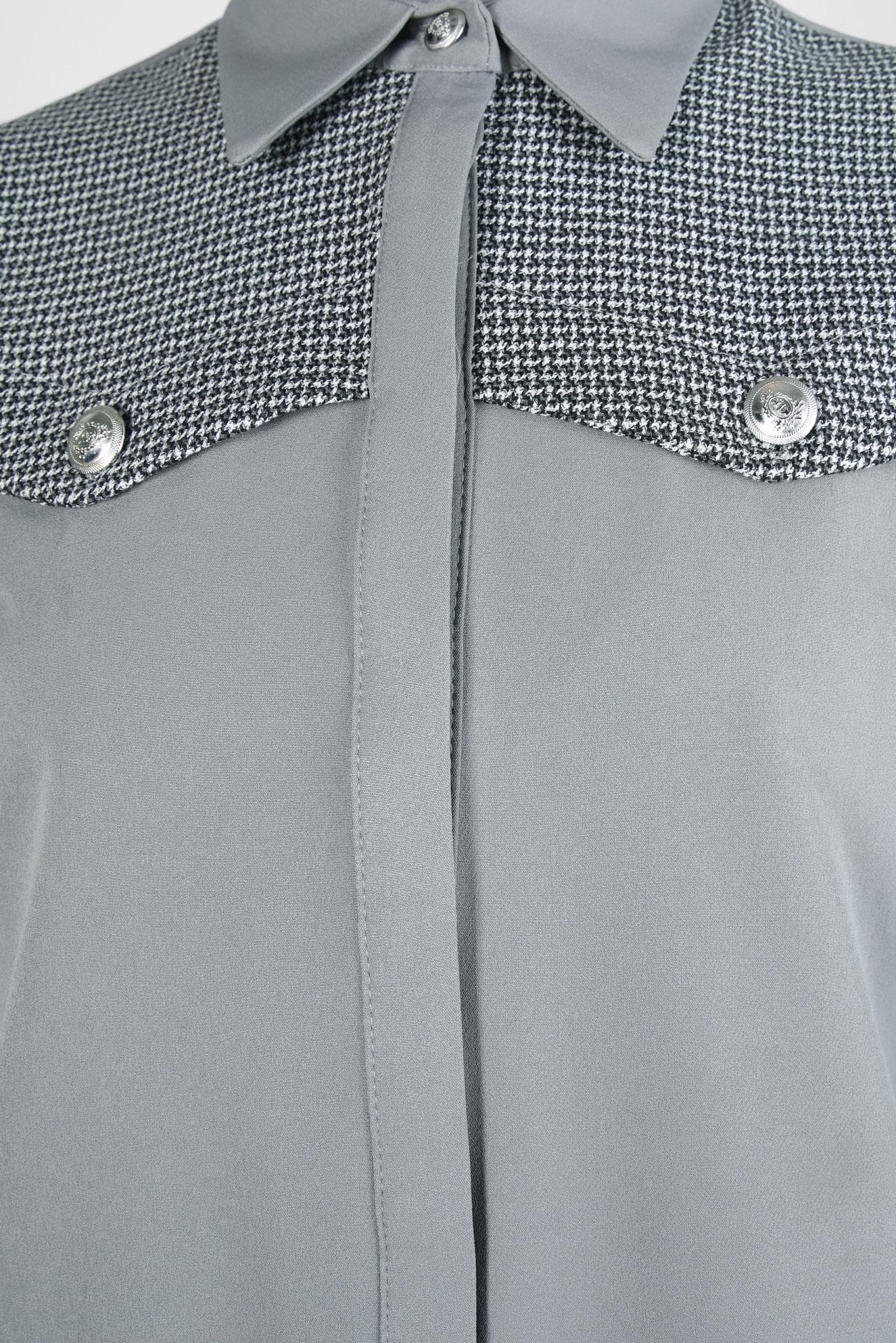 Tesettür giyim GRİ DESENLİ PANTOLONLU TAKIM 44139