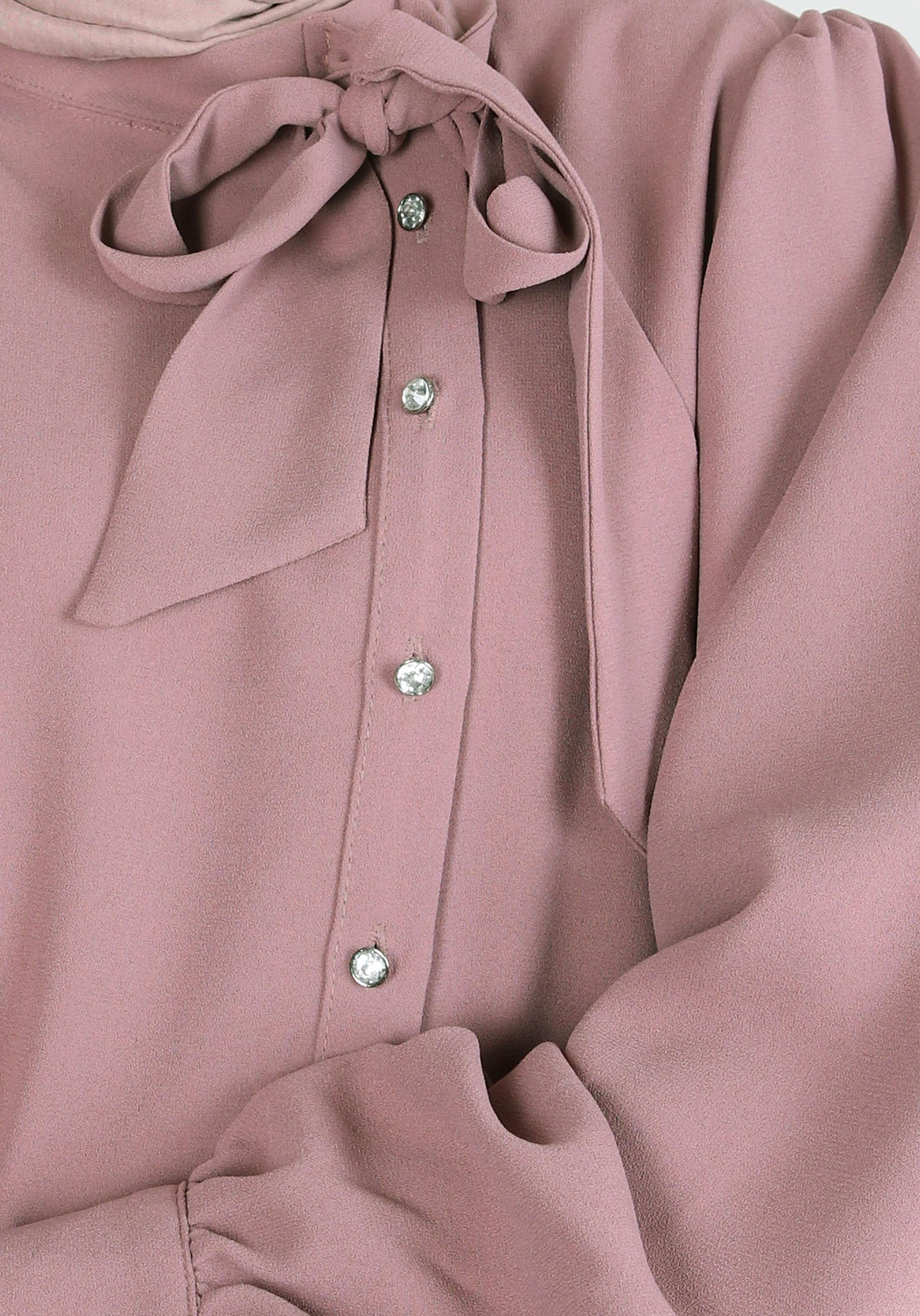 Tesettür giyim PUDRA PANTOLONLU KREP TAKIM 44176