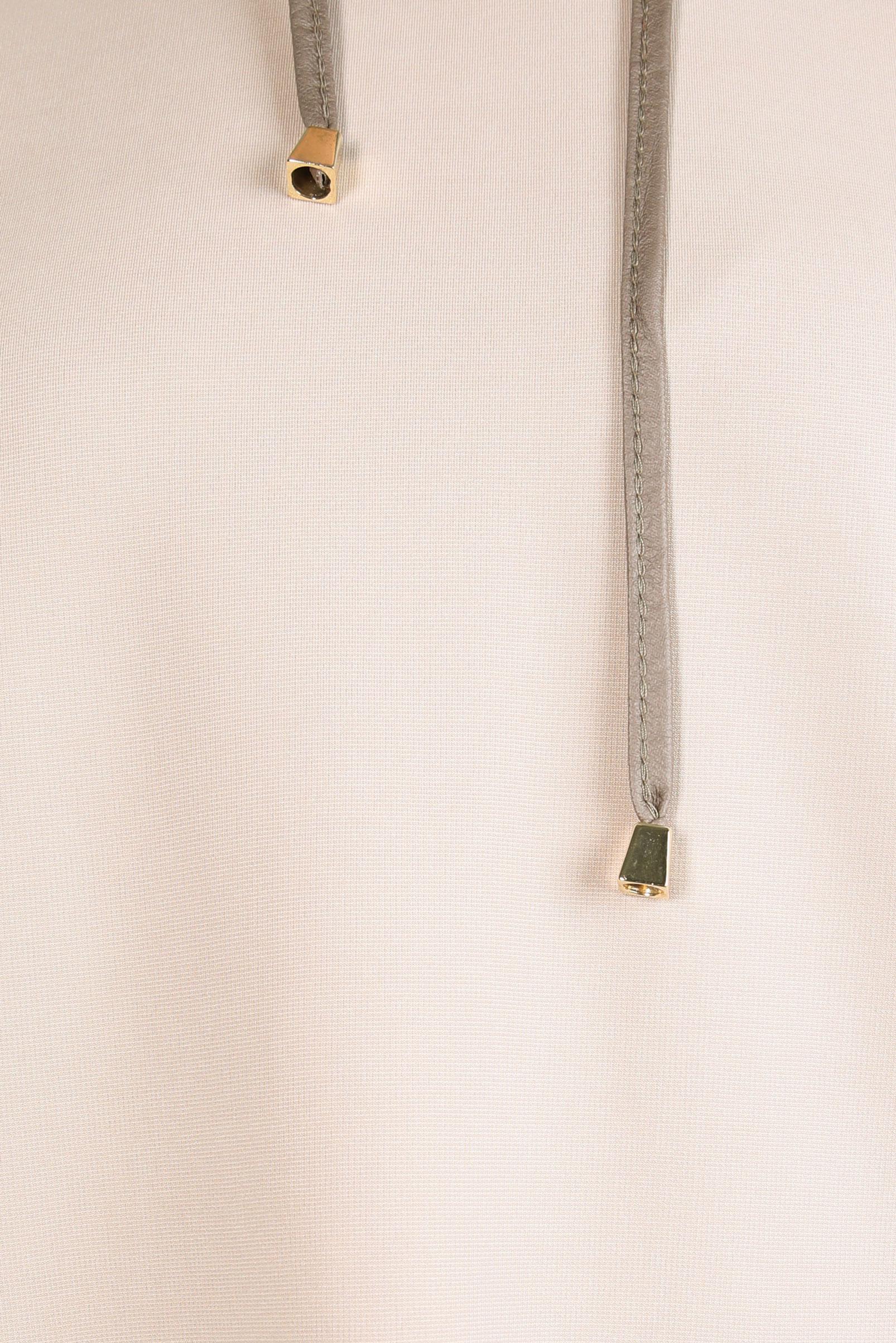 Tesettür giyim BEJ KAPÜŞONLU PANTOLONLU TAKIM 44212