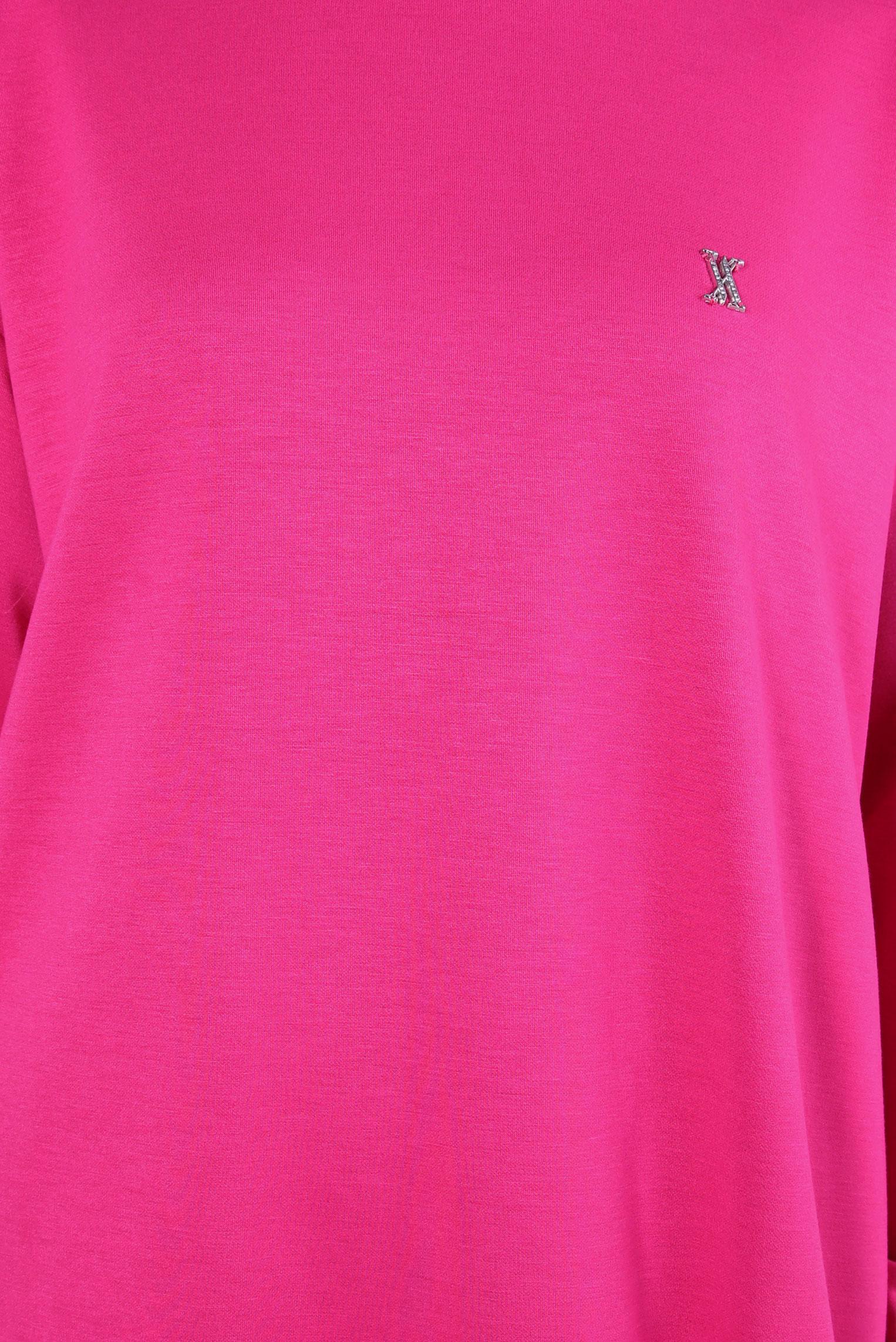 Tesettür giyim FUŞYA BELİ LASTİKLİ PANTOLONLU TAKIM 44225